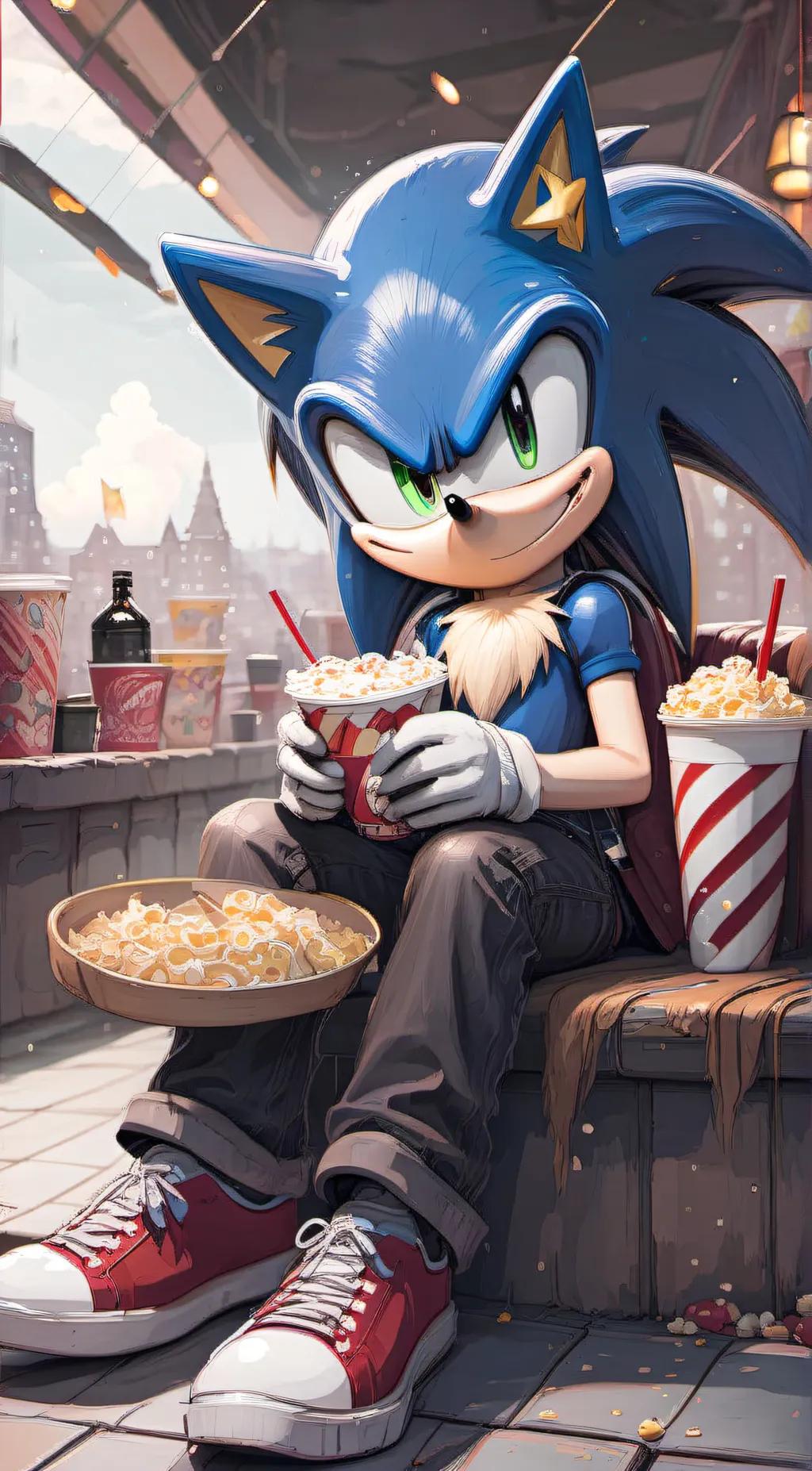 ai character: sonic background