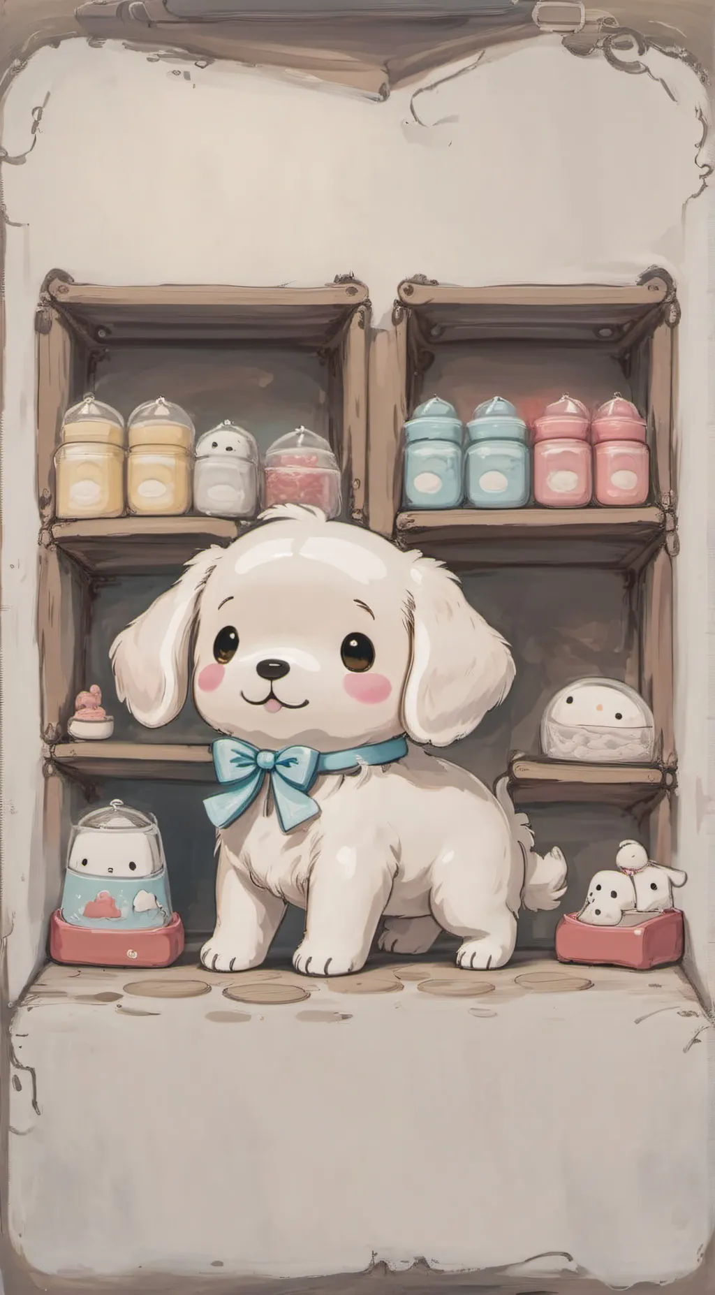 ai character: Cinnamoroll ☁️💫 background