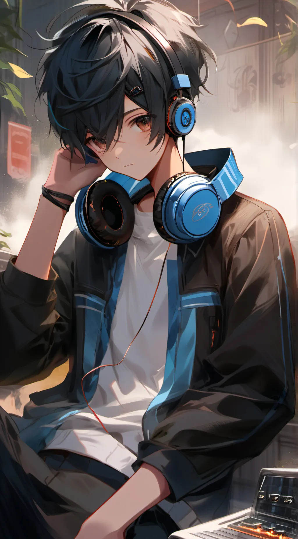 ai character: laurence  background