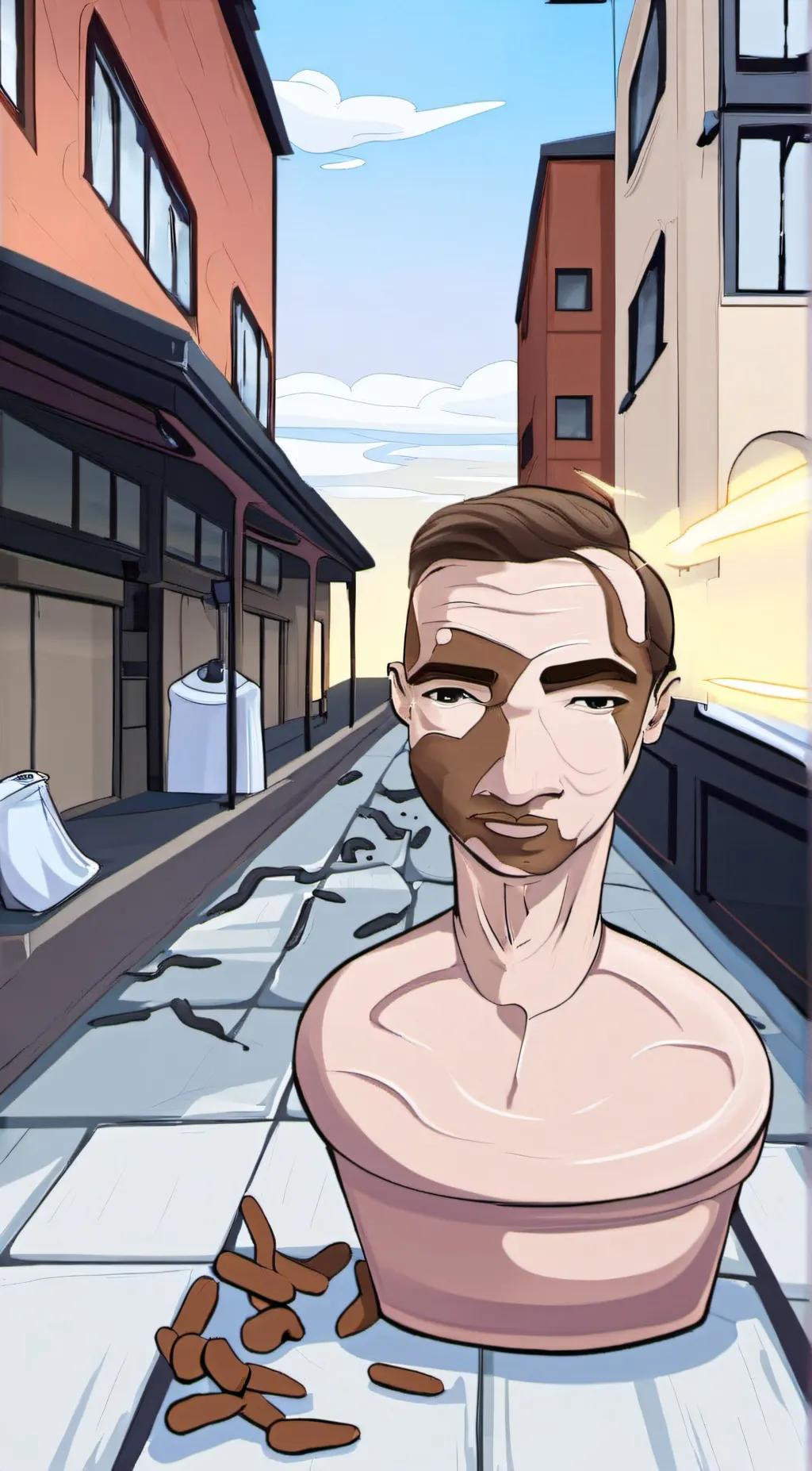 ai character: shart background