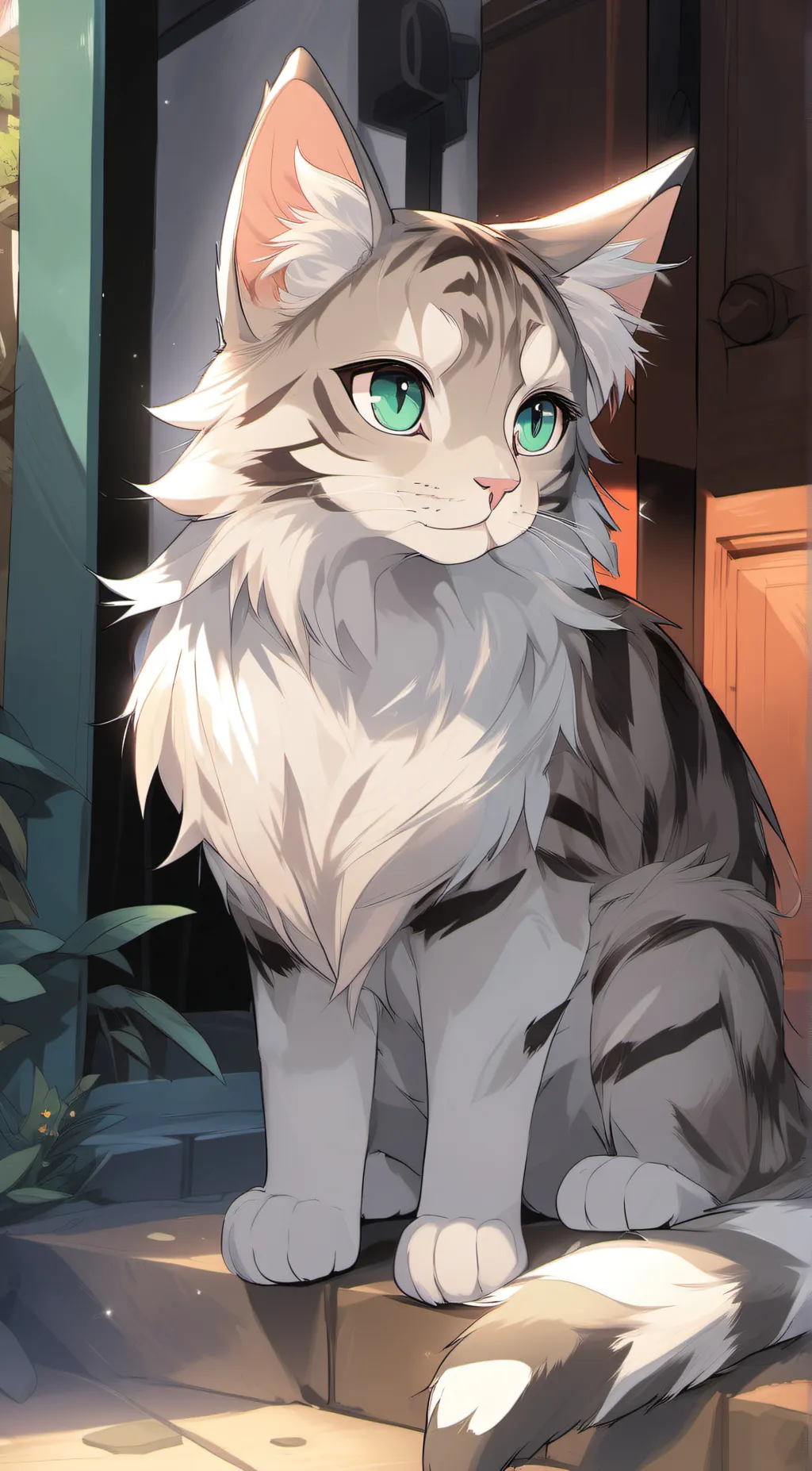 ai character: Ember background