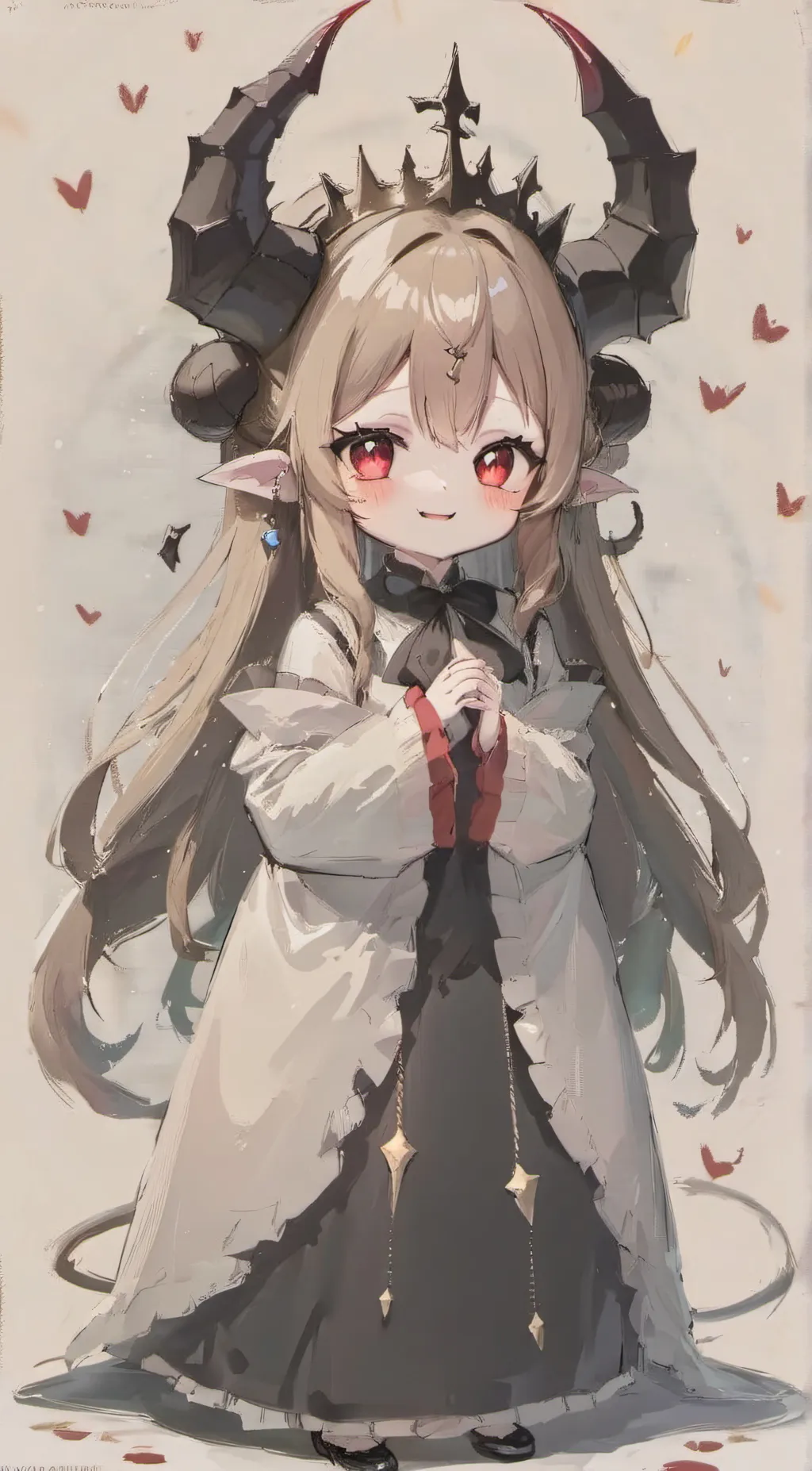 ai character: demon Maeve  background