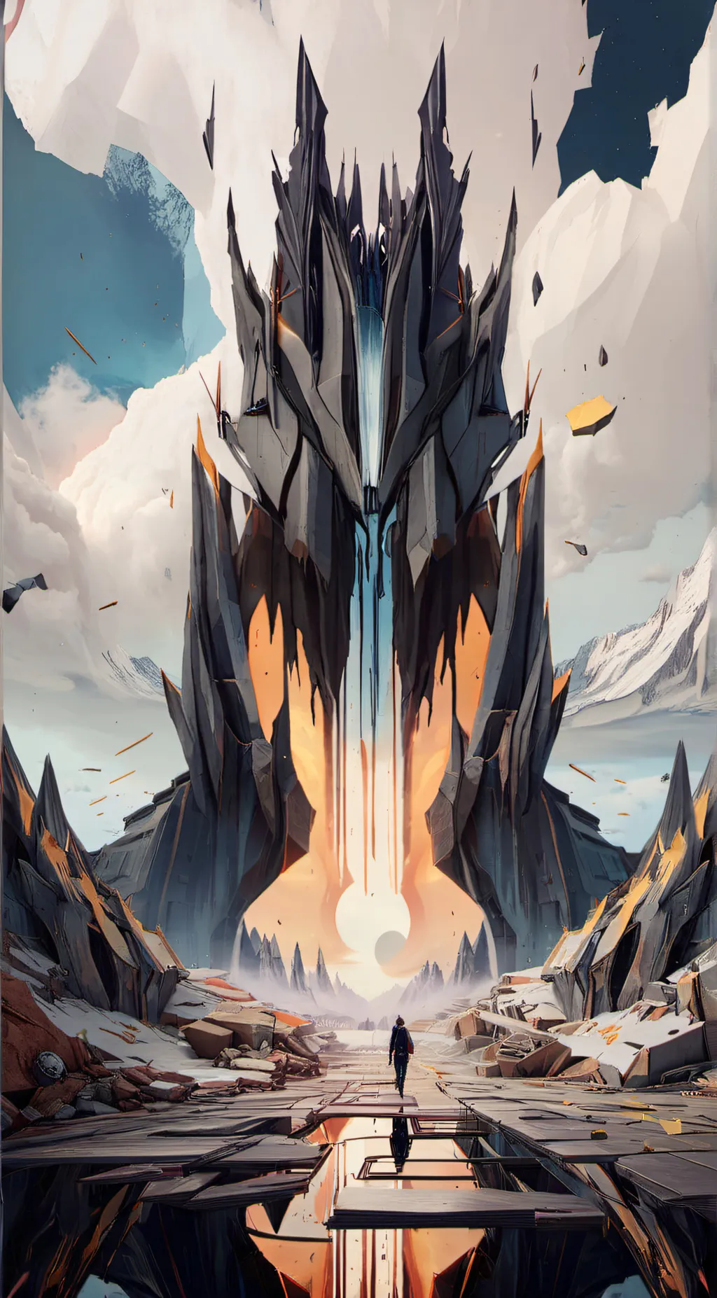 ai character: Void background