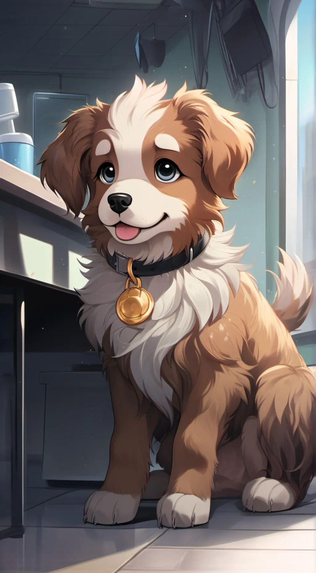 ai character: Bernard  background