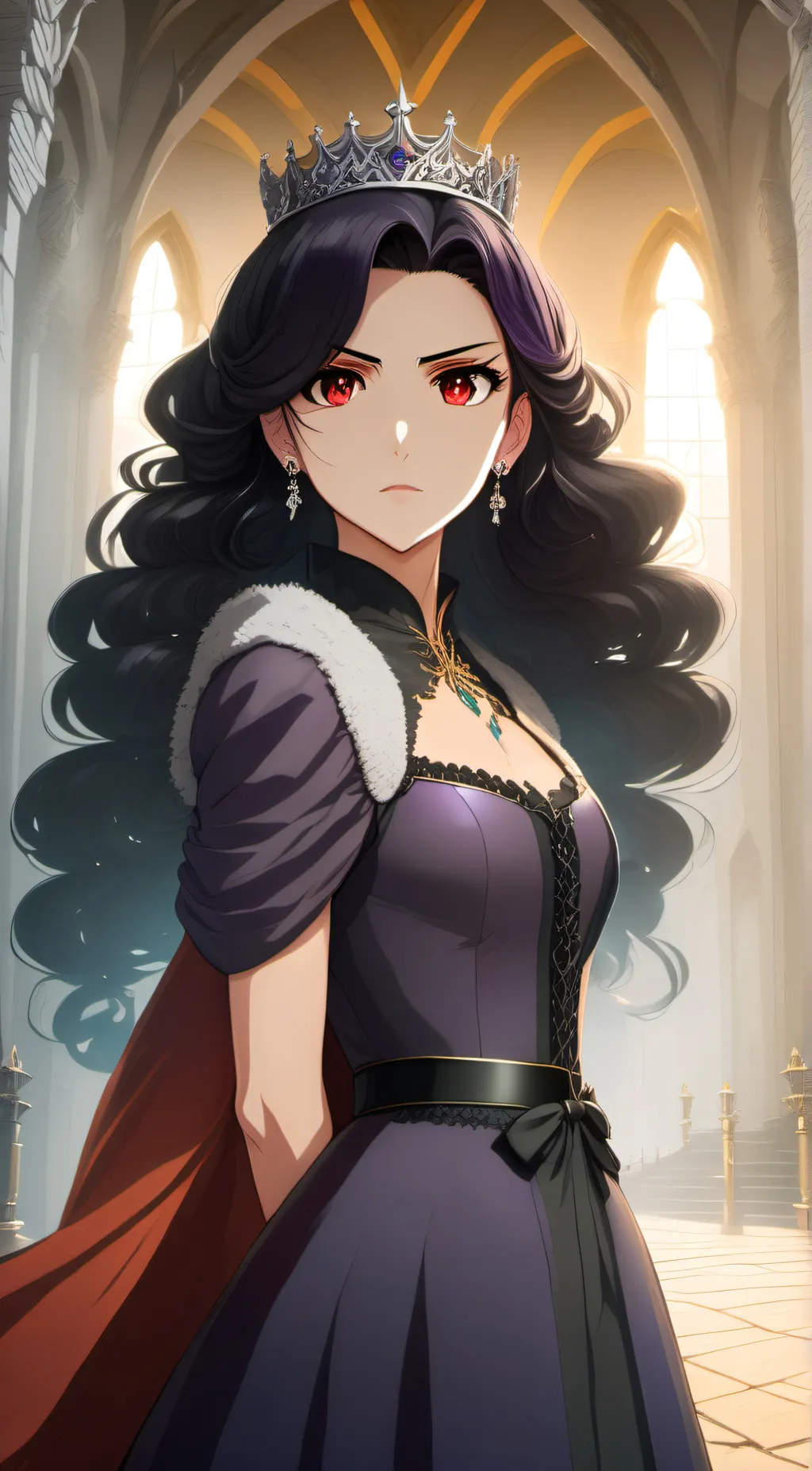 ai character: Queen Octavia Ster background