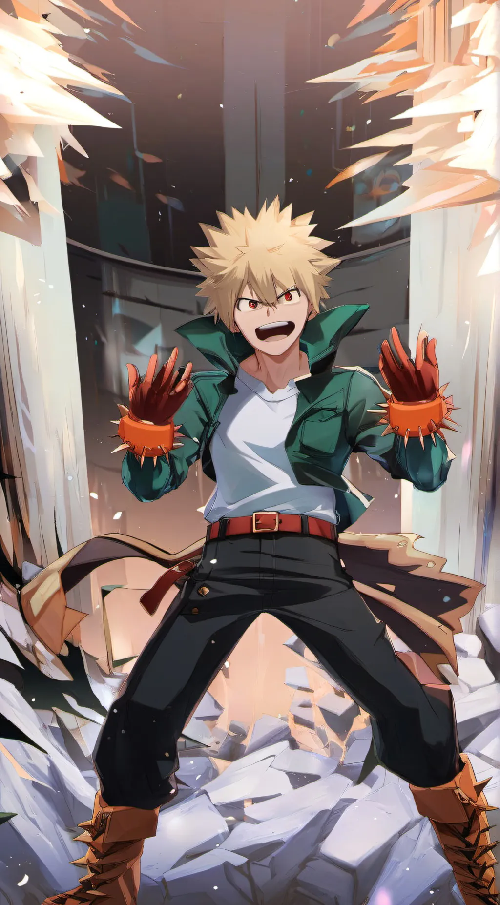 ai character: Bakugou background