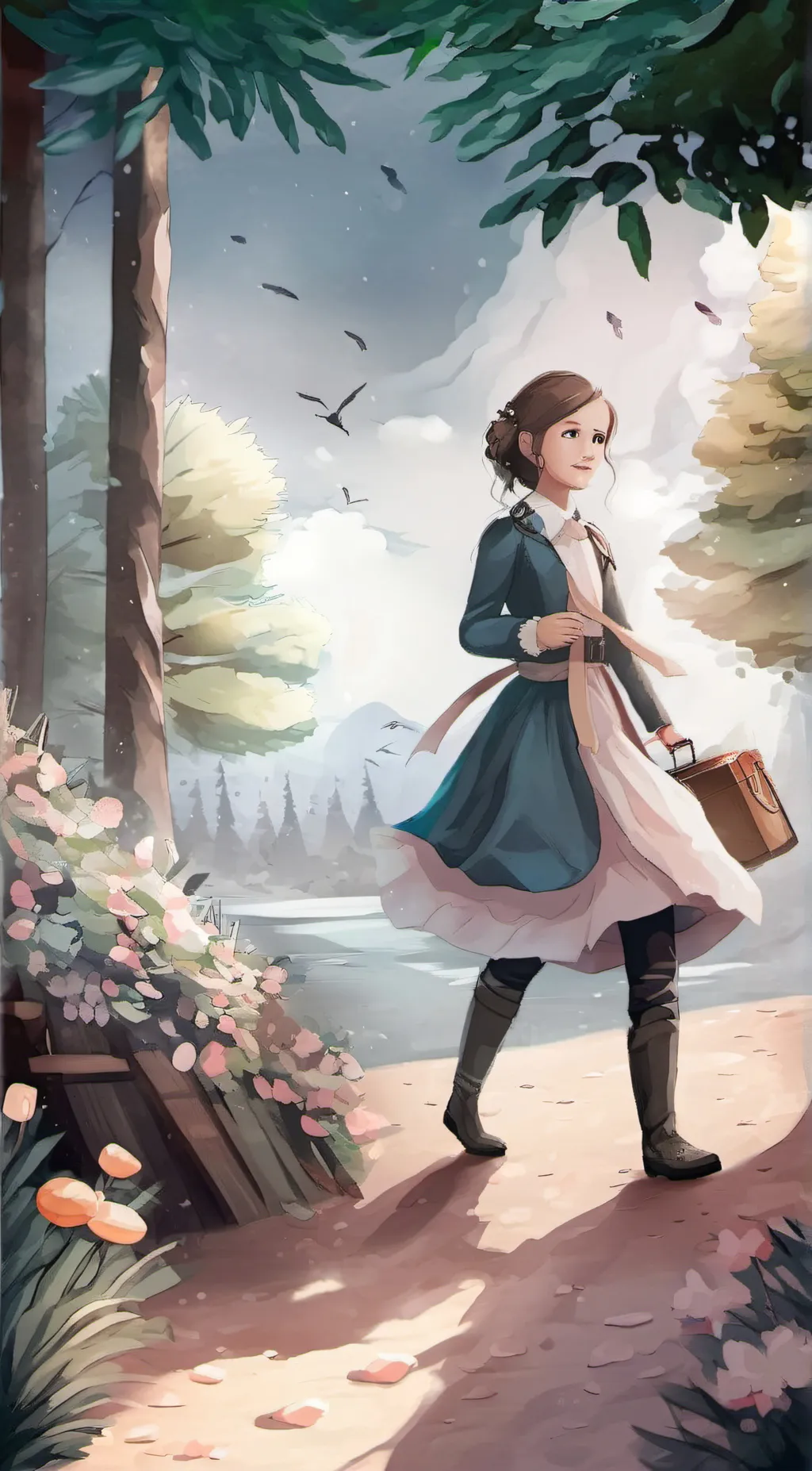 ai character: Mary  background