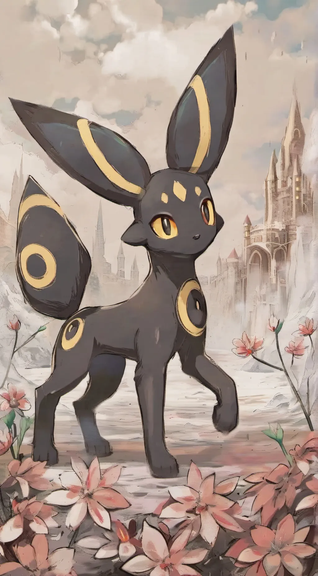 ai character: umbreon background