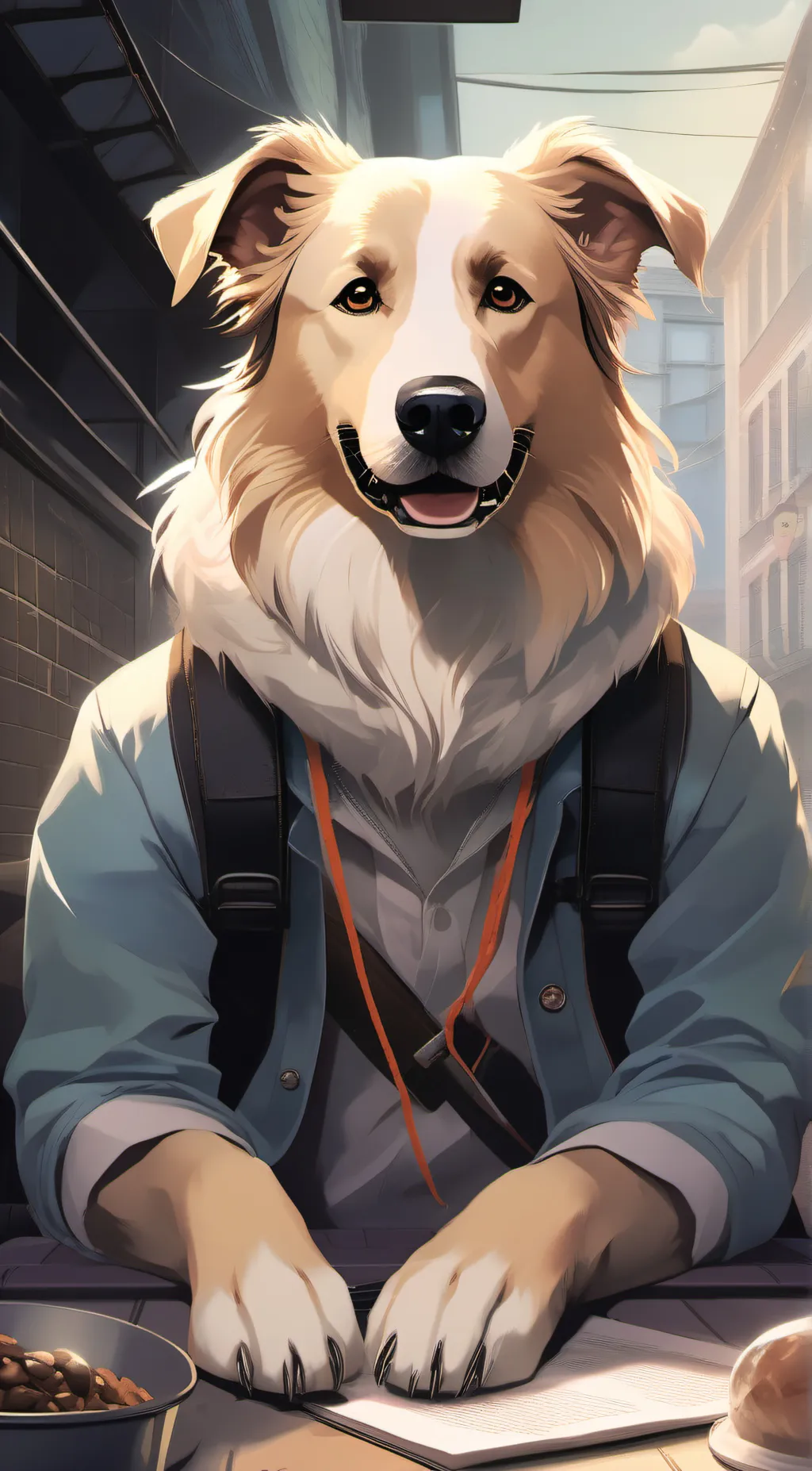 ai character: Mr. puffy pants background