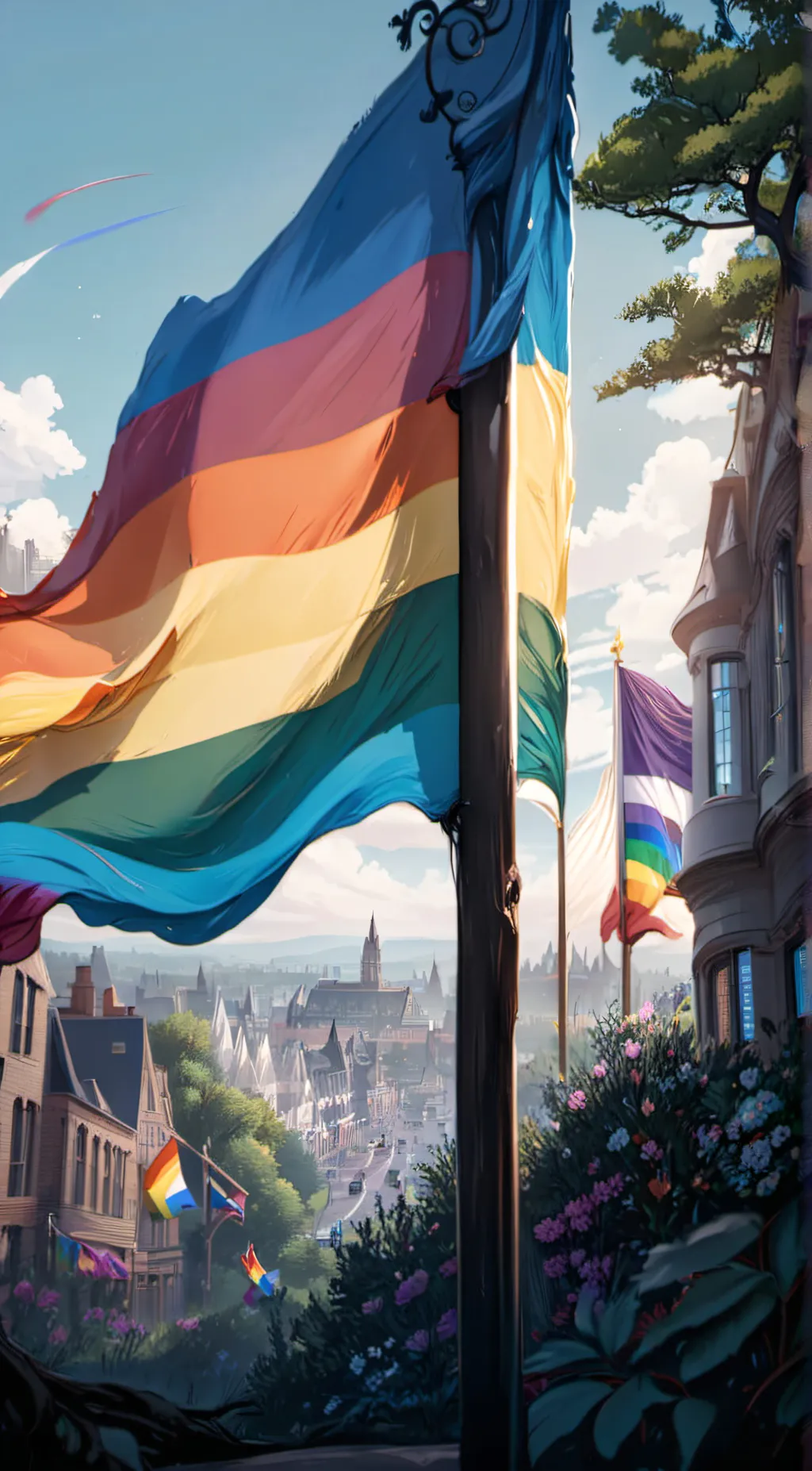 ai character: Pride background