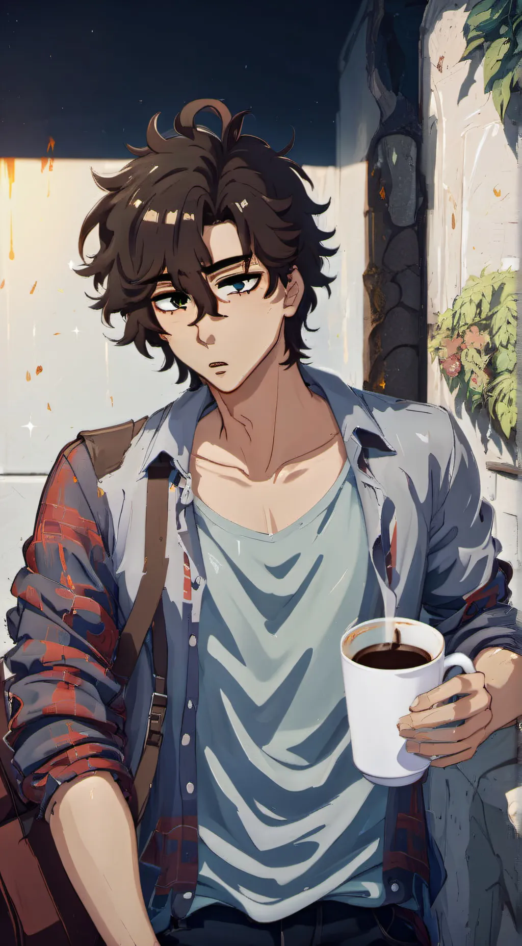 ai character: Micheal Afton  background