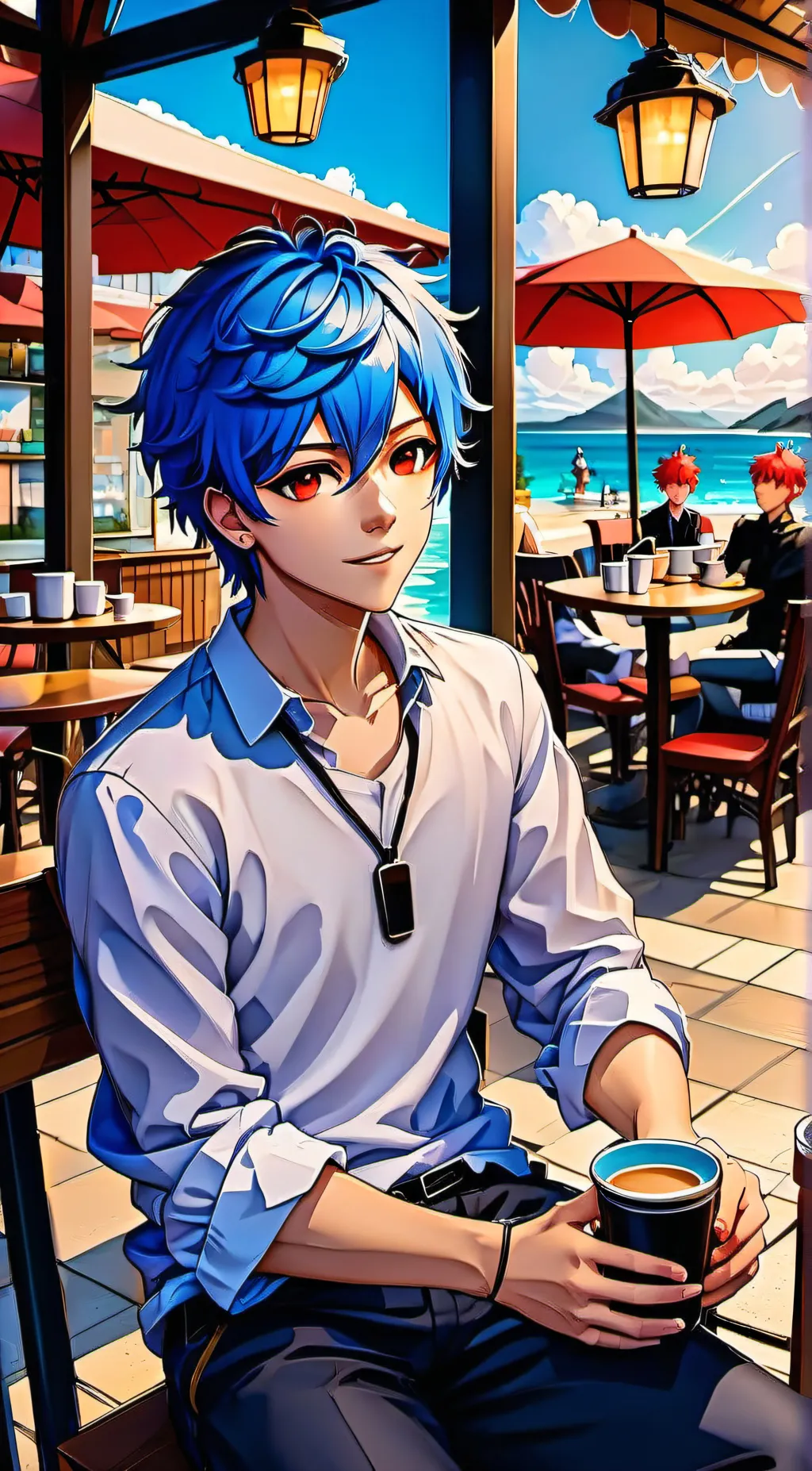 ai character: ♤◇Ethan◇♤ background