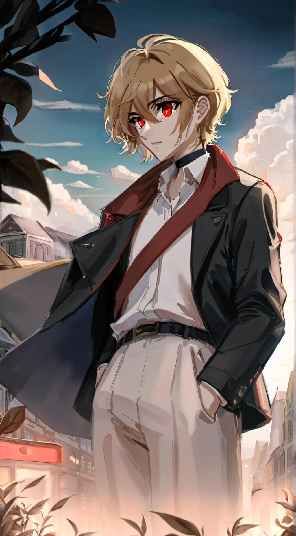 ai character: bakugou *toddler* background