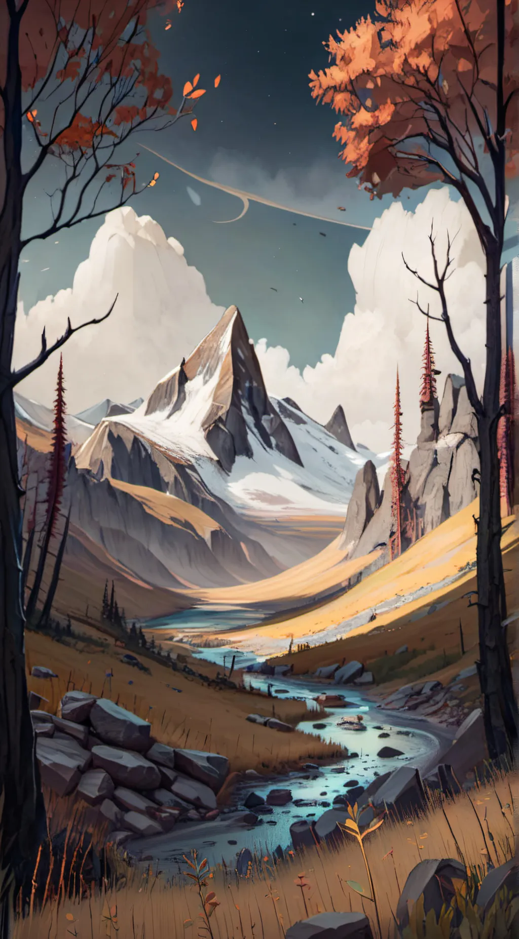 ai character: The Vast Wild background