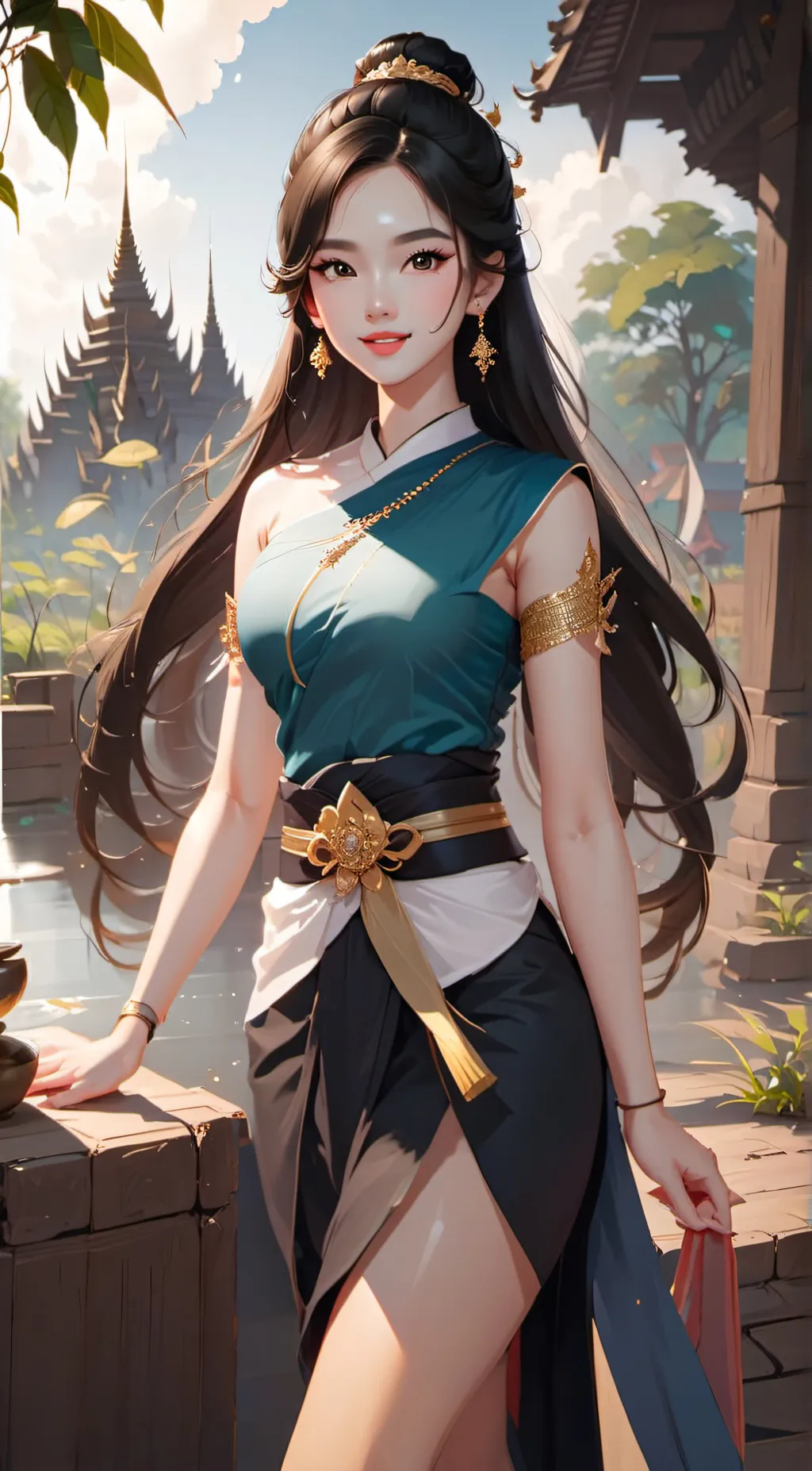 ai character: Malee background