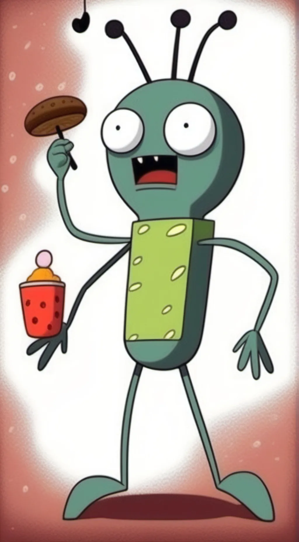 ai character: Plankton background