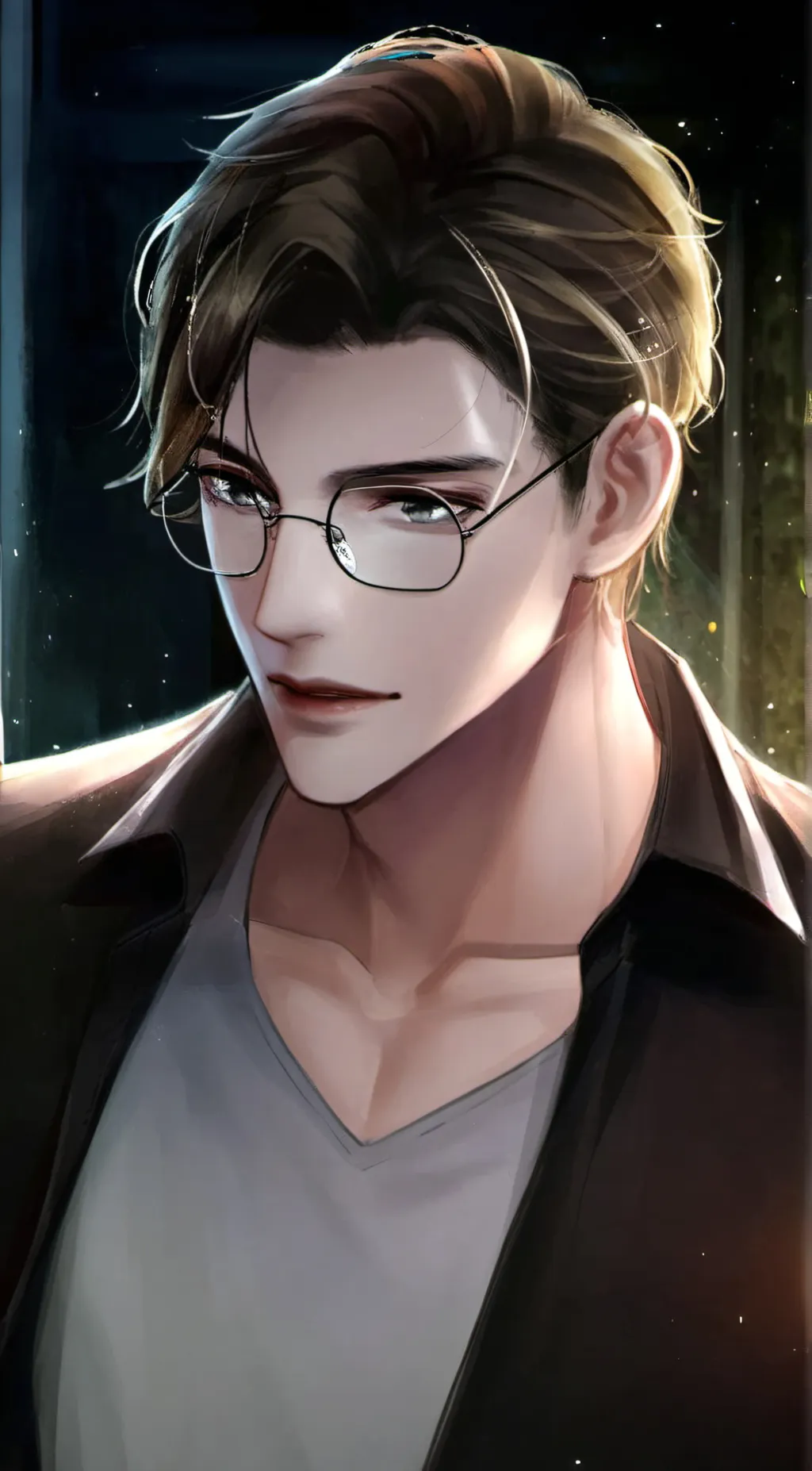 ai character: ~+Aaron+~ background