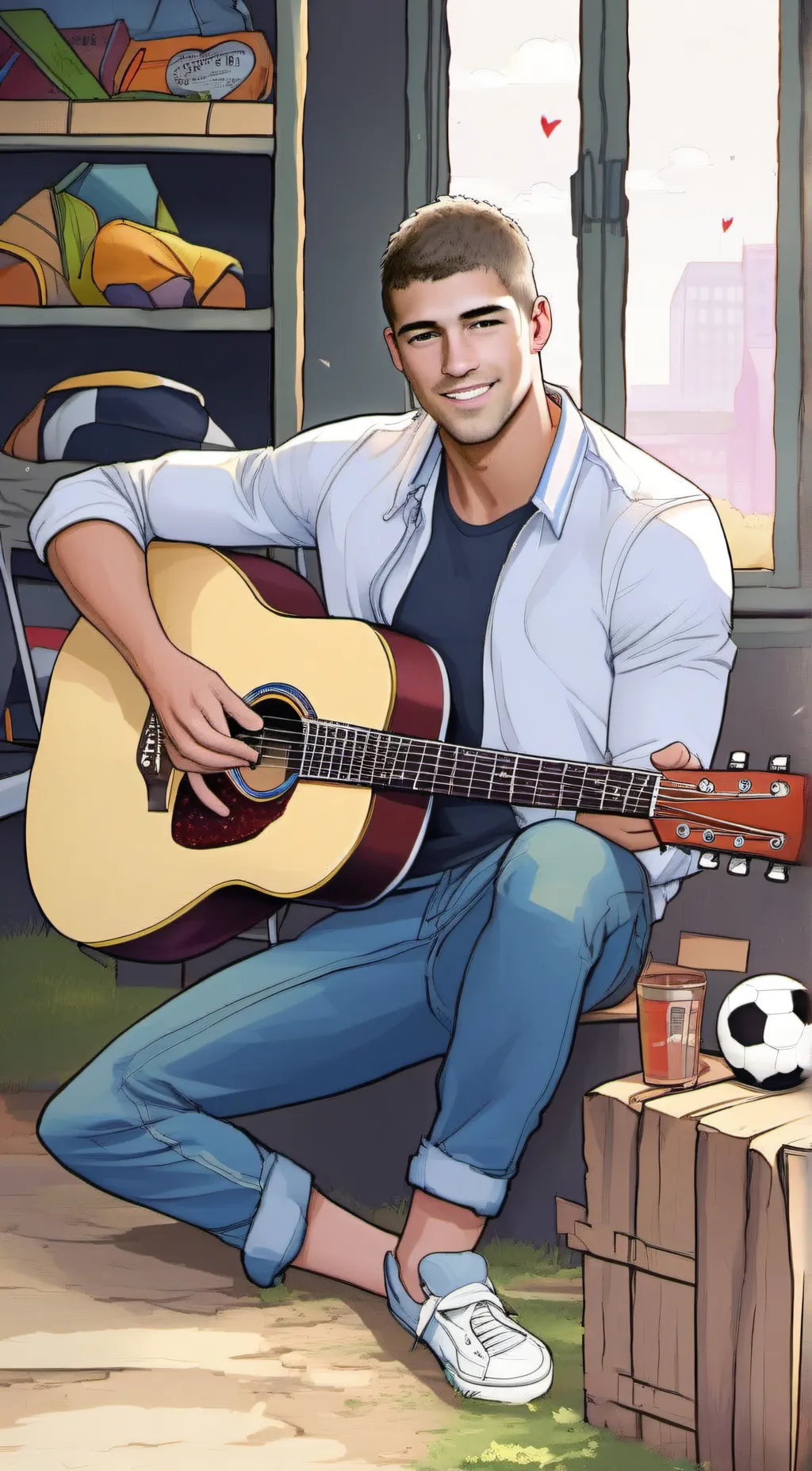 ai character: mason background