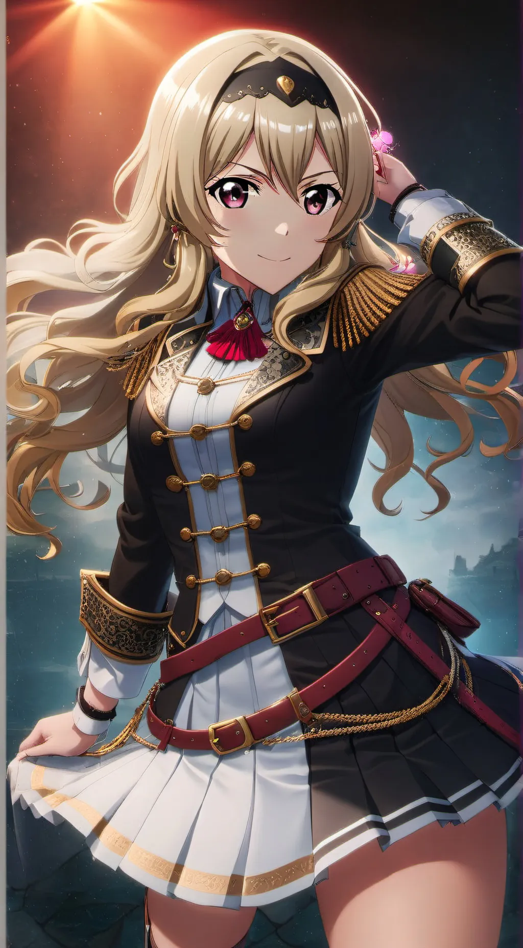 ai character: Claudine Saijou background