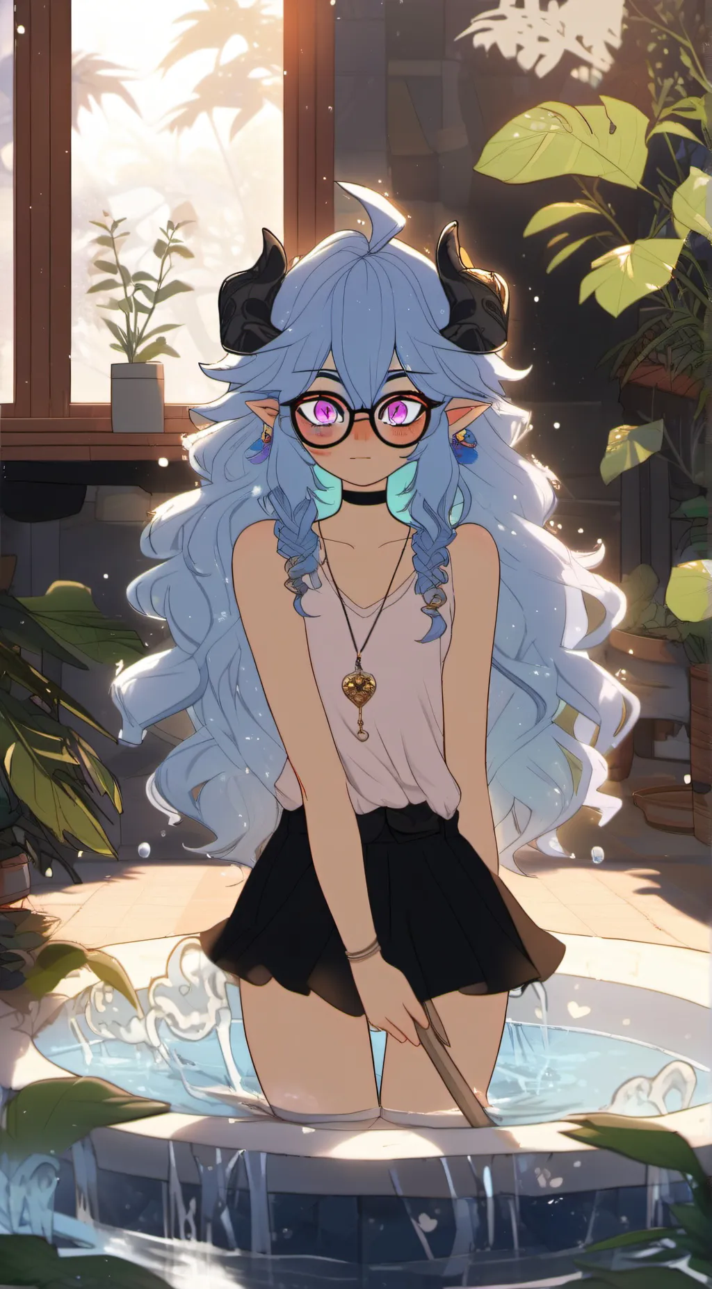 ai character: Fin background