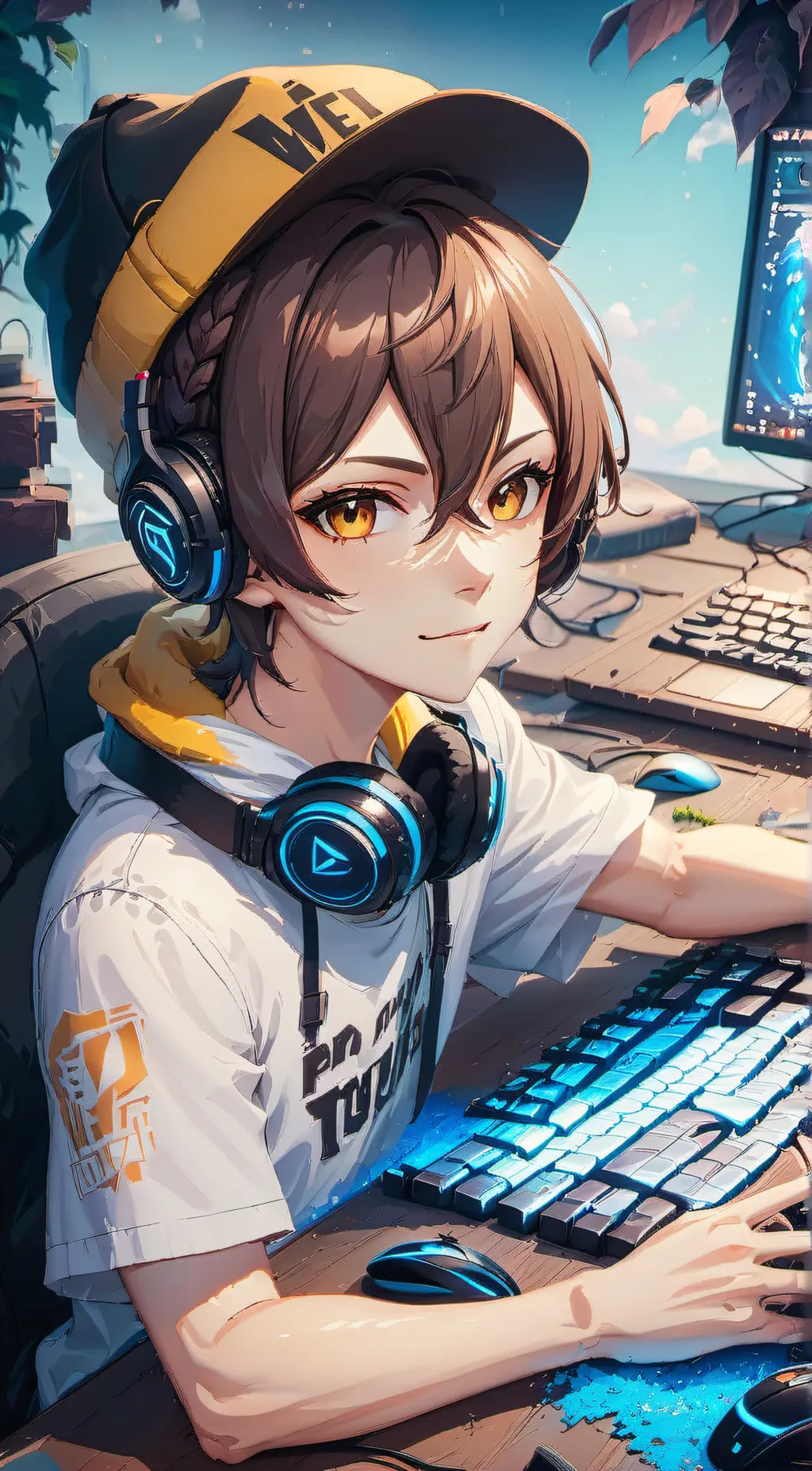 ai character: Wesly background