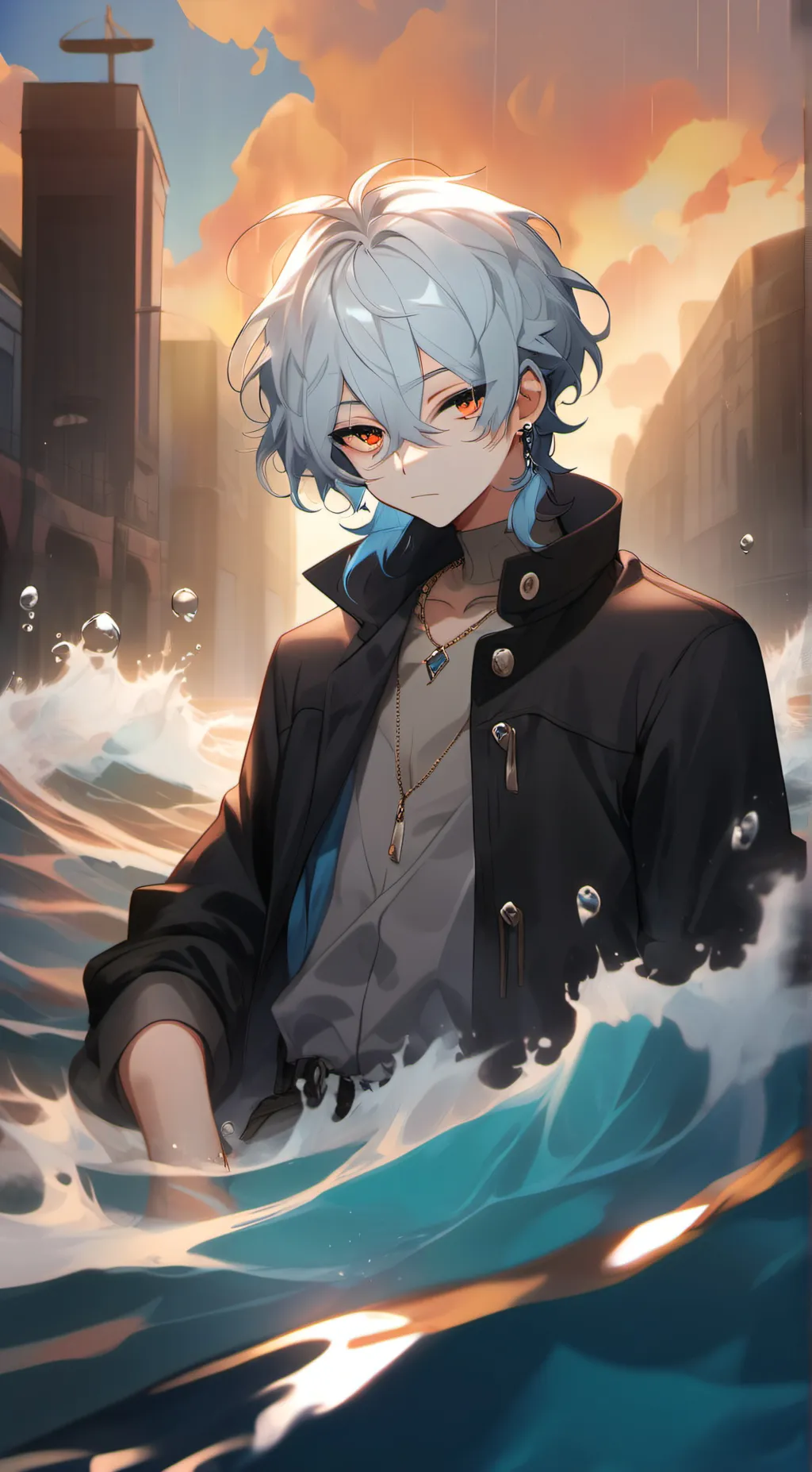 ai character: Cloud background