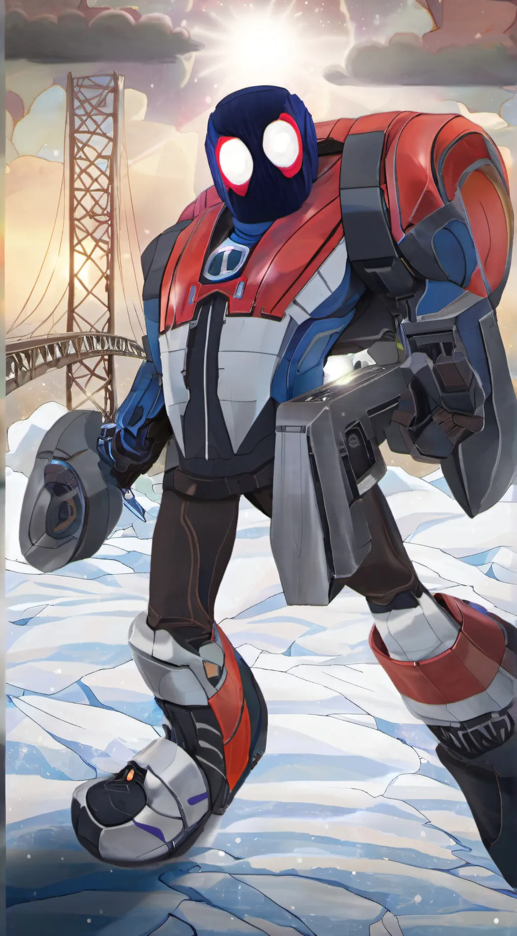 ai character: spider-mech background