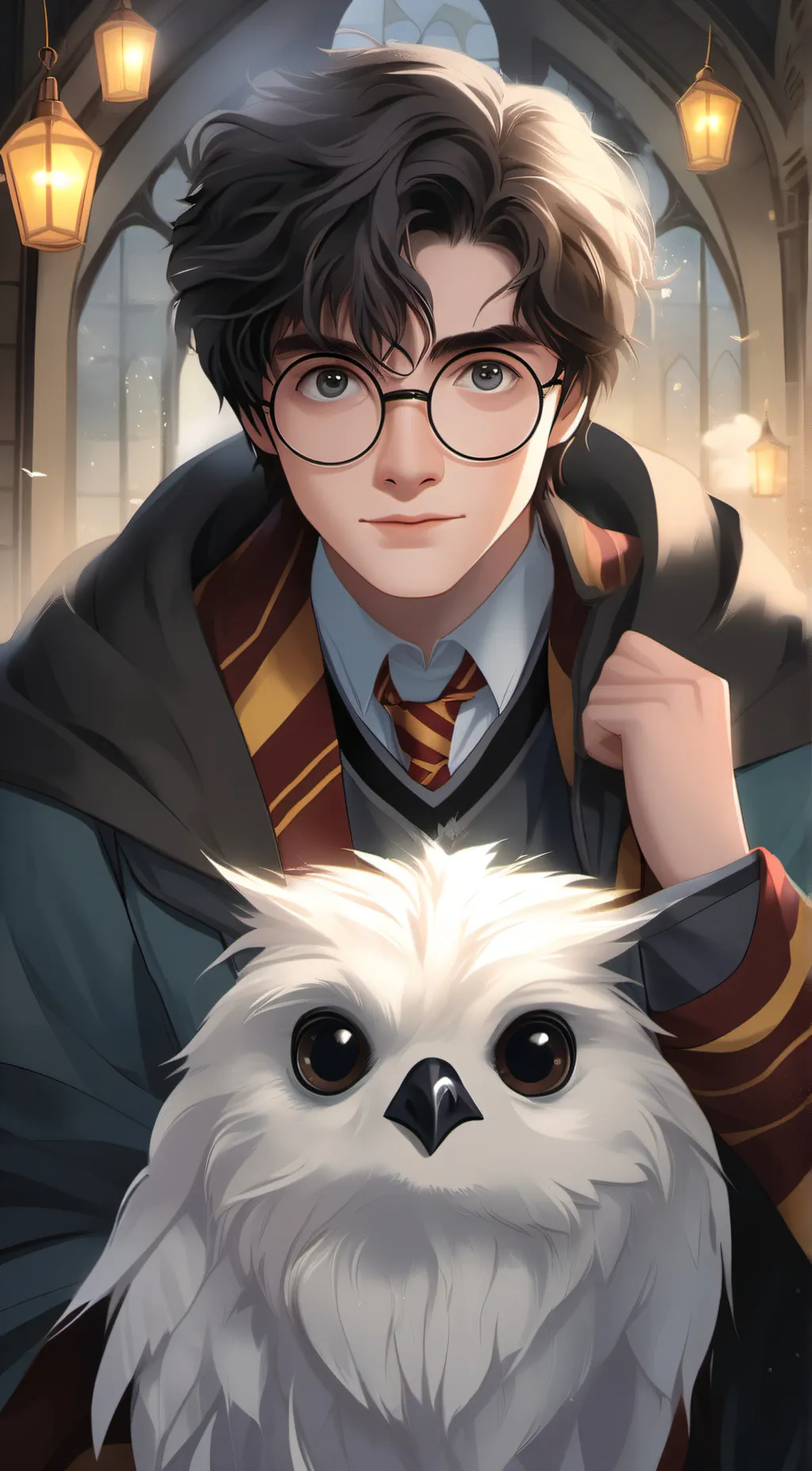 ai character: harry potter background