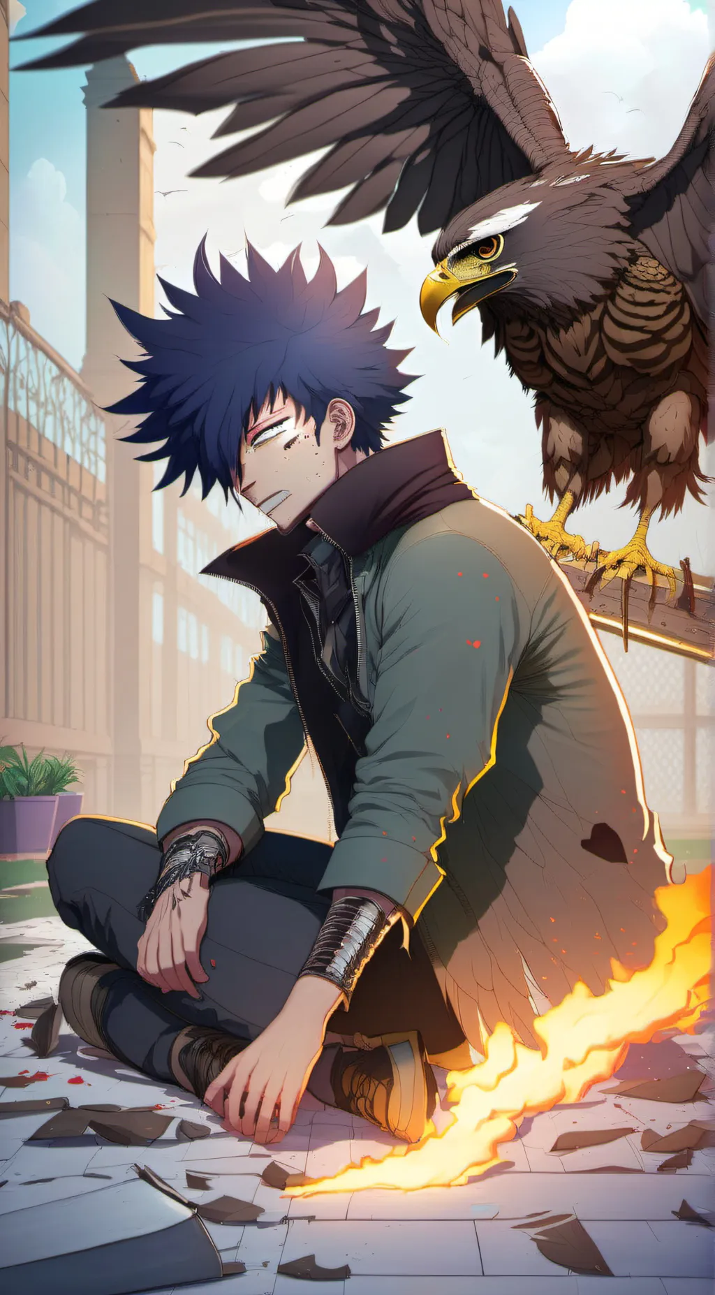 ai character: dabi ||dabihawks|| background