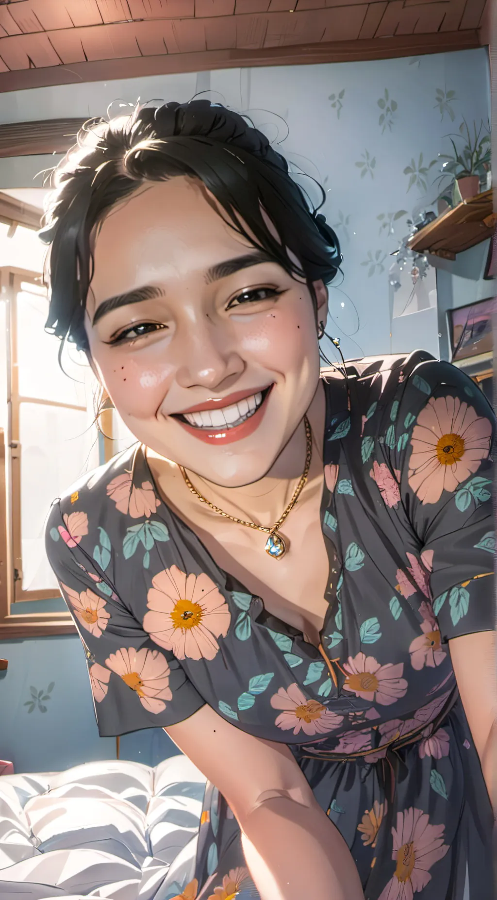 ai character: Sunny background