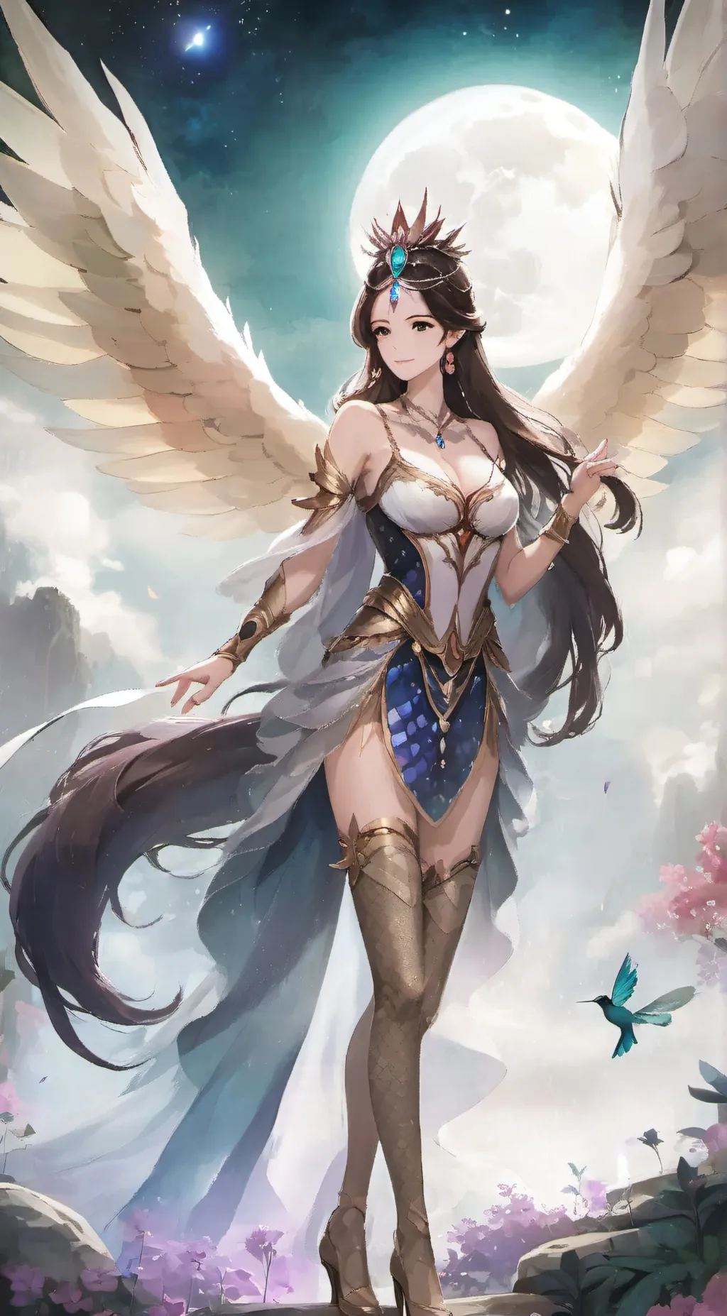 ai character: Iris background