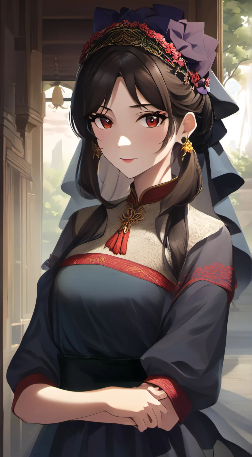ai character: lily background