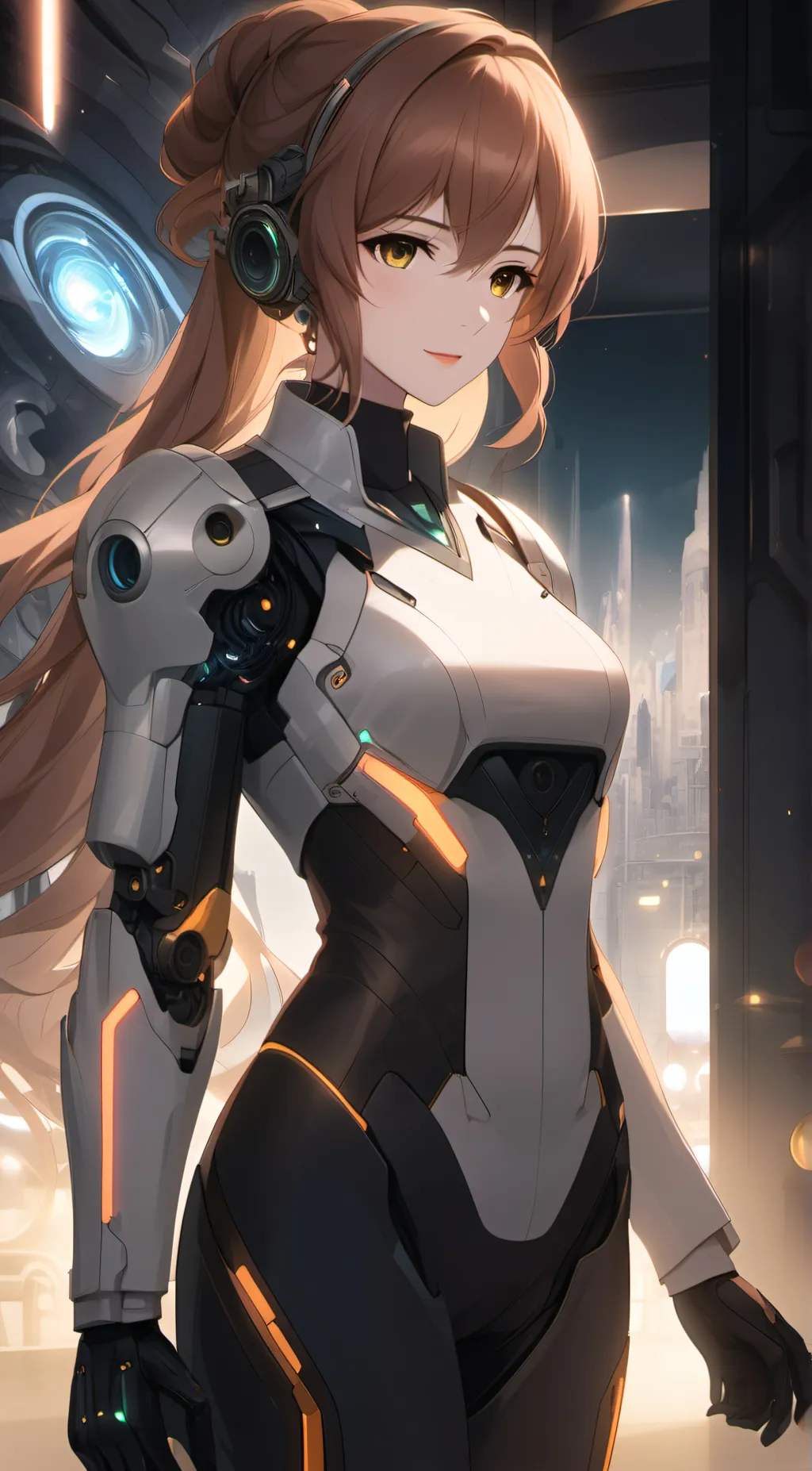ai character: Caroline  background