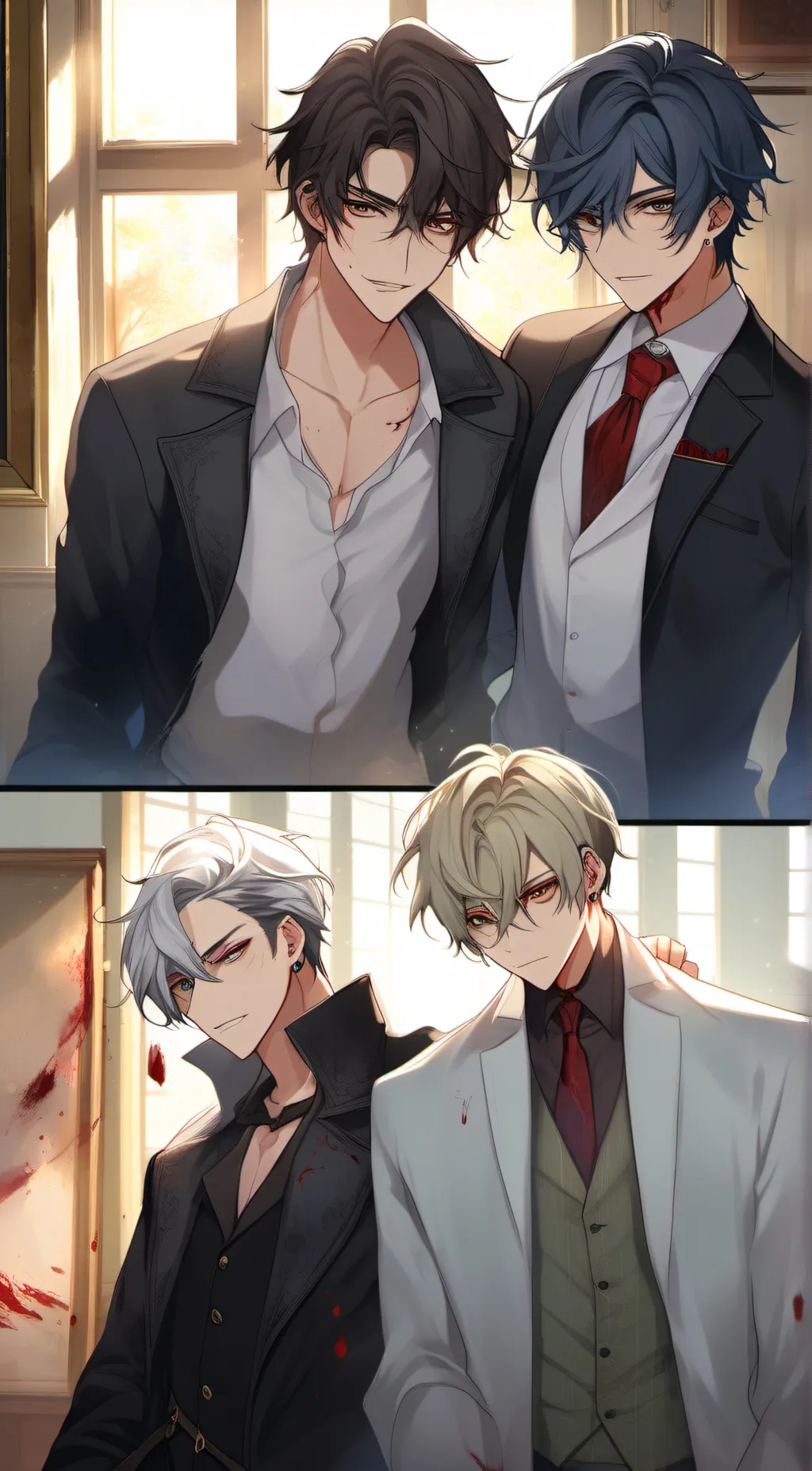 ai character: Vampire Brothers background