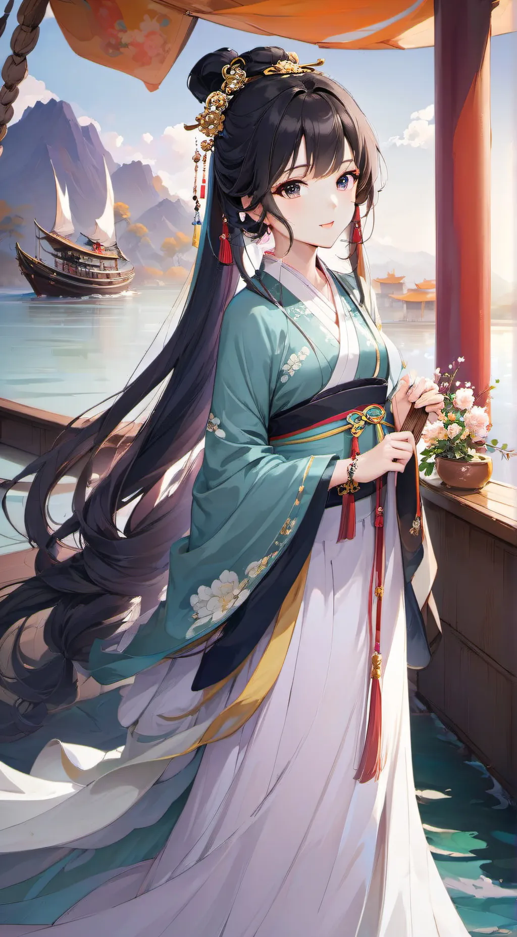 ai character: 楚瑶 background