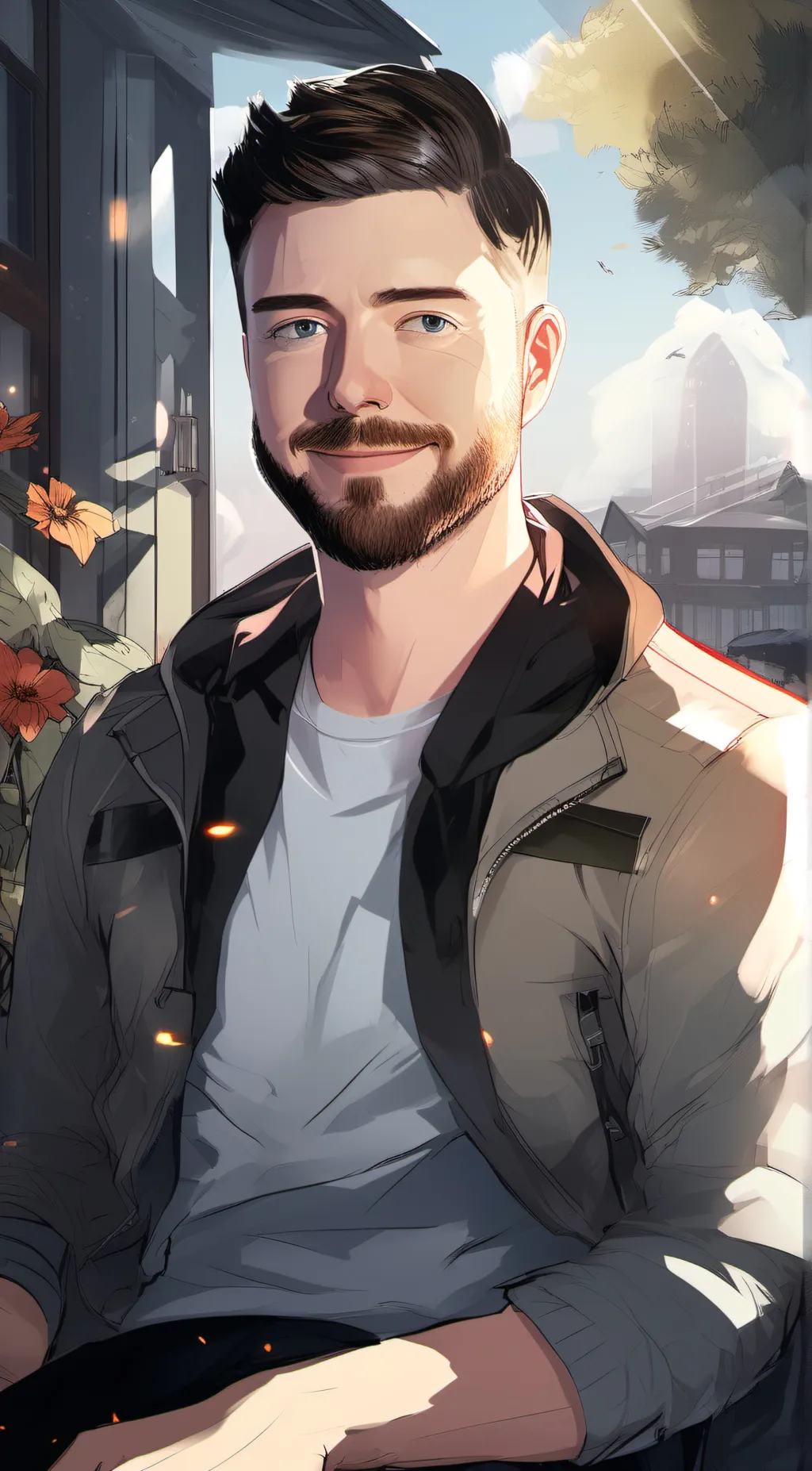 ai character: zach  background
