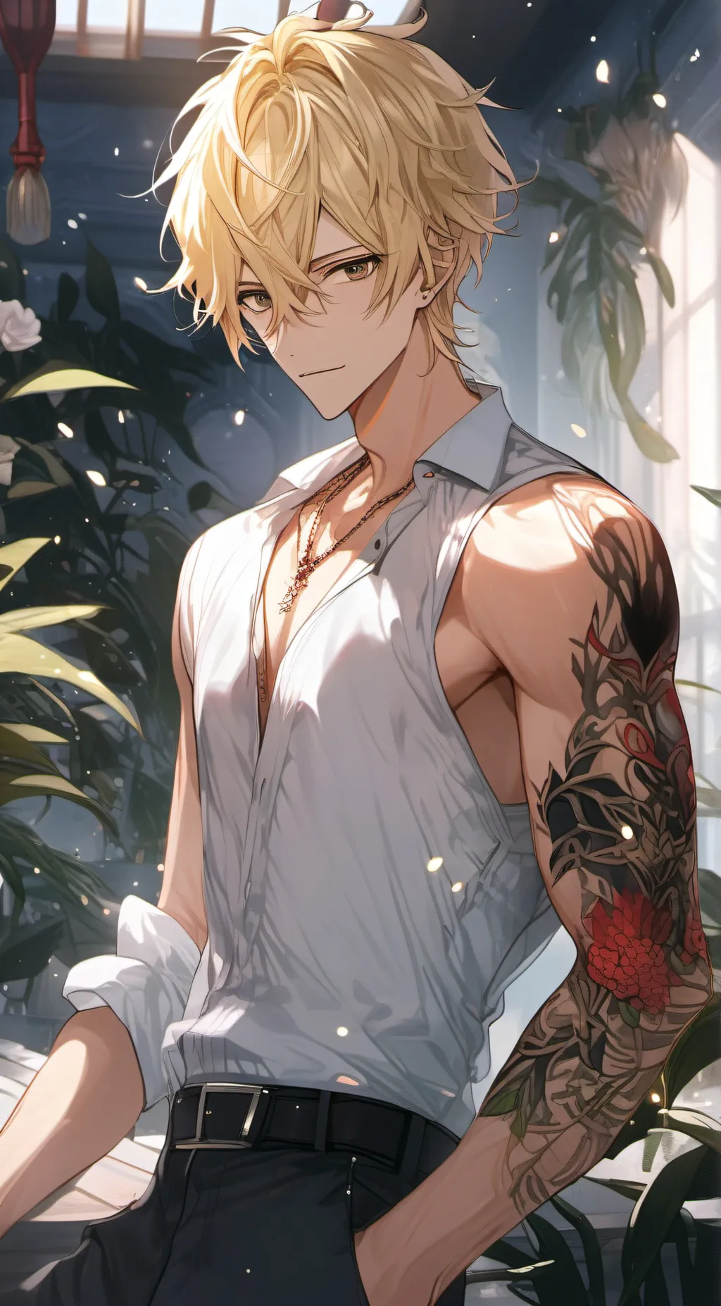 ai character: Nick  background