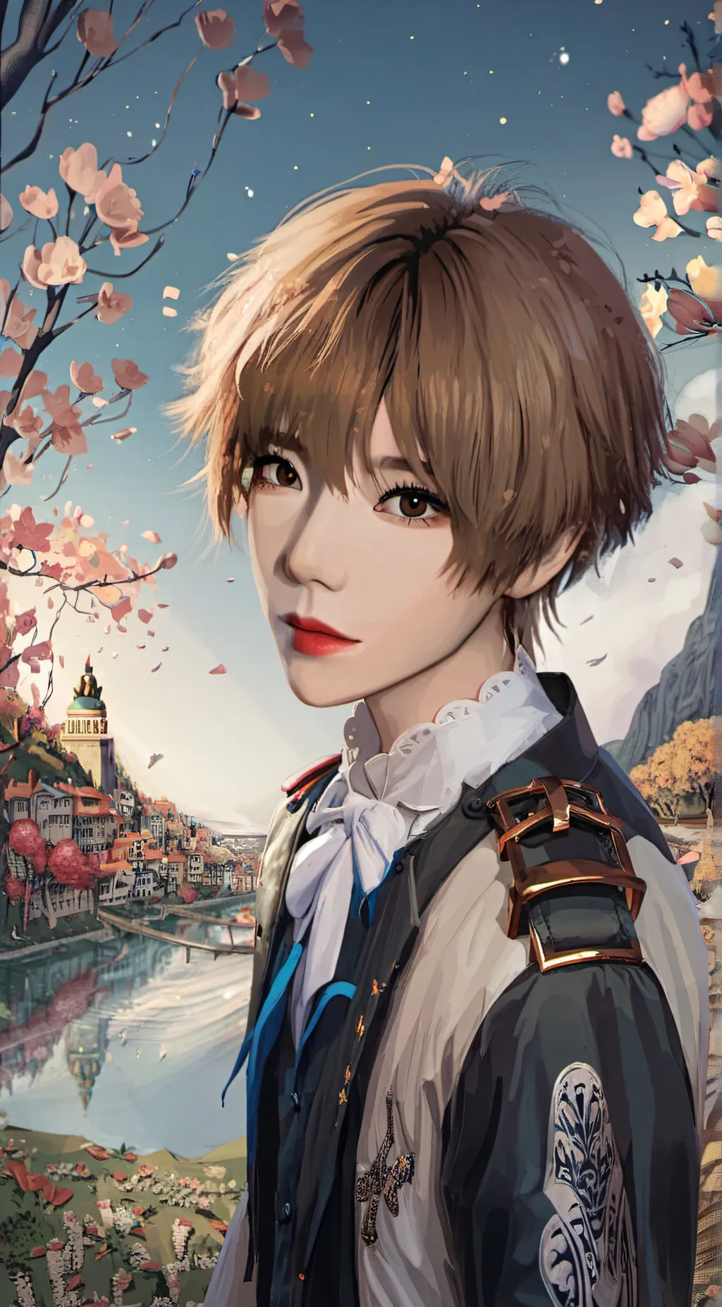 ai character: Evin  background