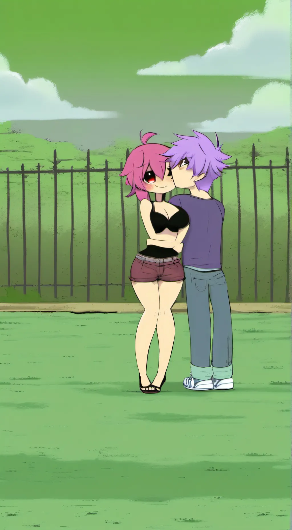 ai character: Nora and Jake background