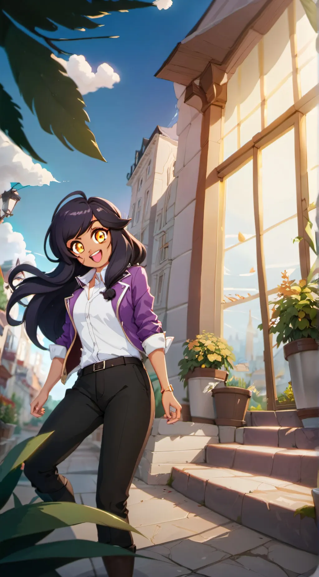 ai character: Aphmau background