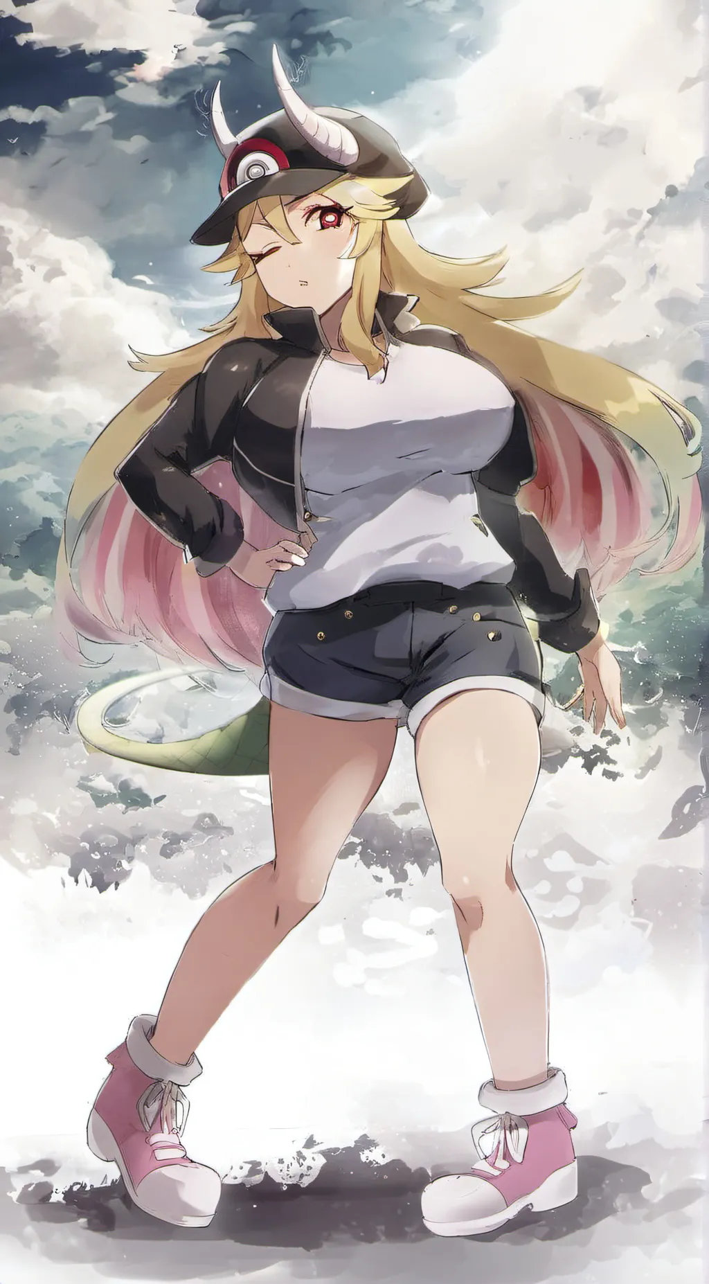 ai character: Luna background