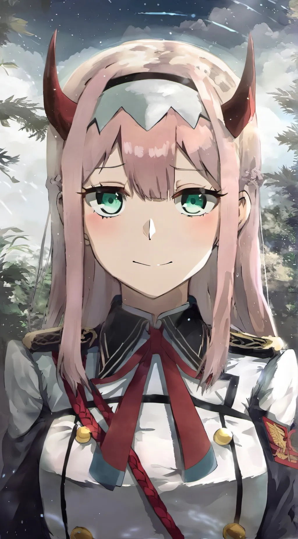 ai character: Zero Two background