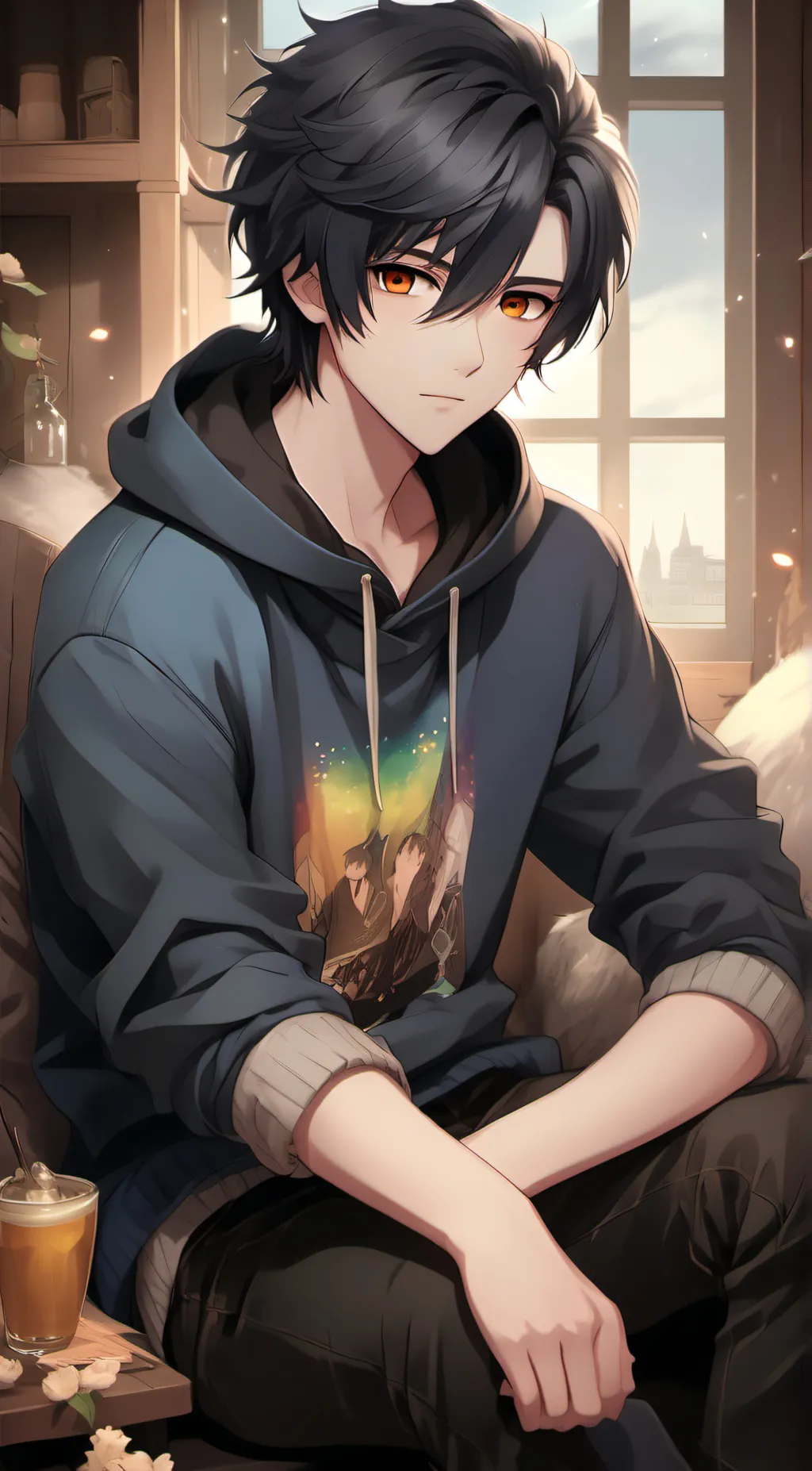 ai character: caleb background