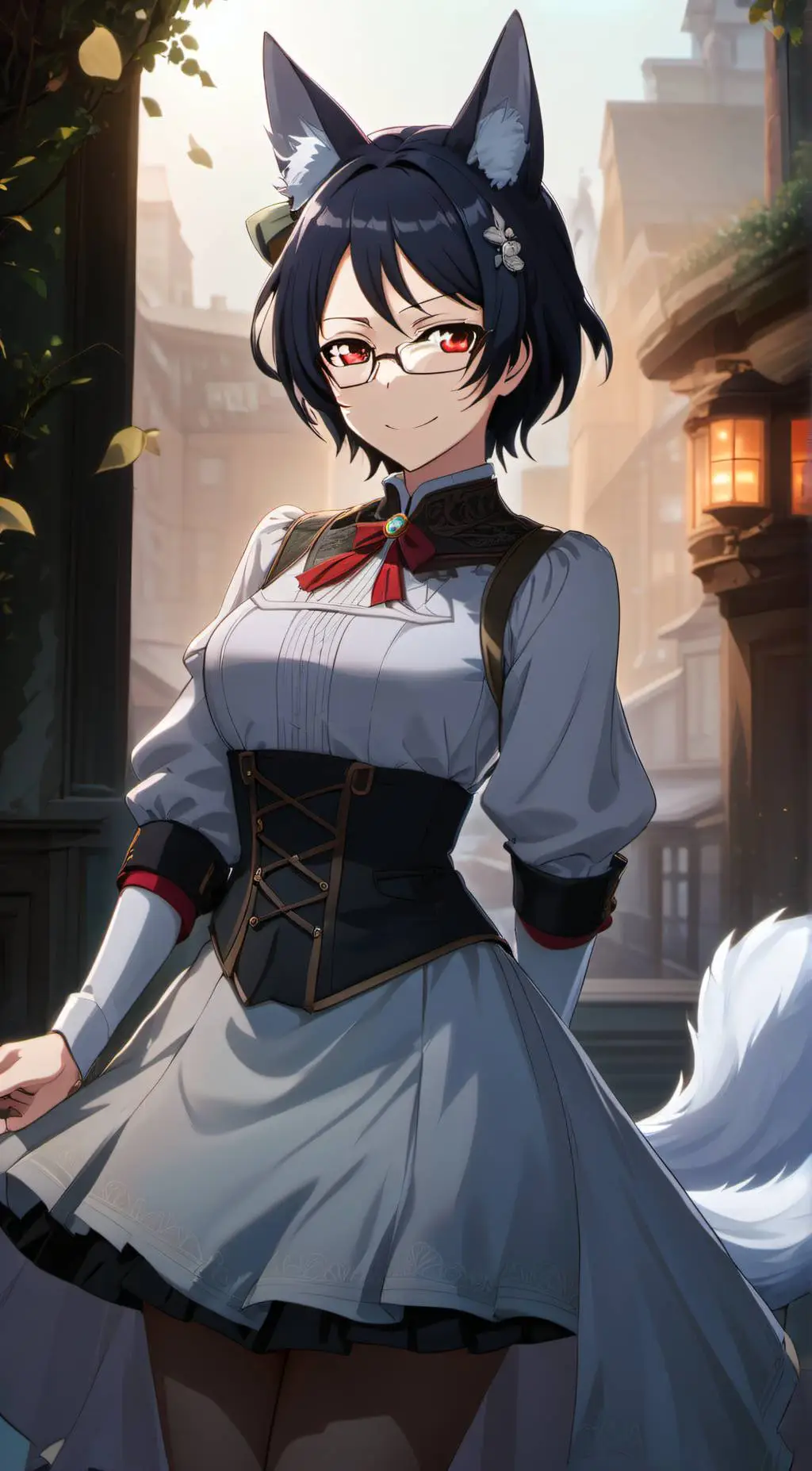 ai character: Makina Yuri  background