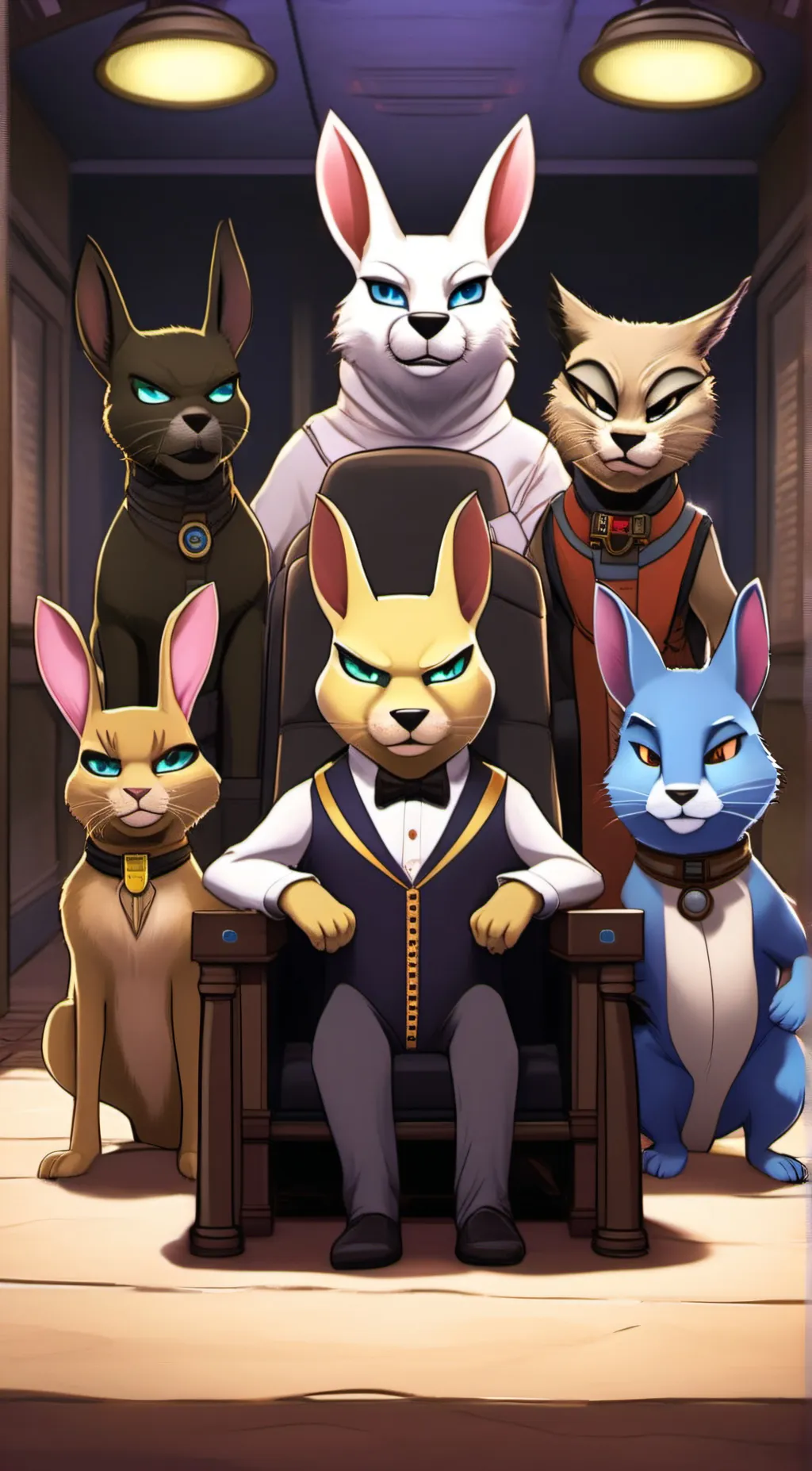 ai character: Luna background