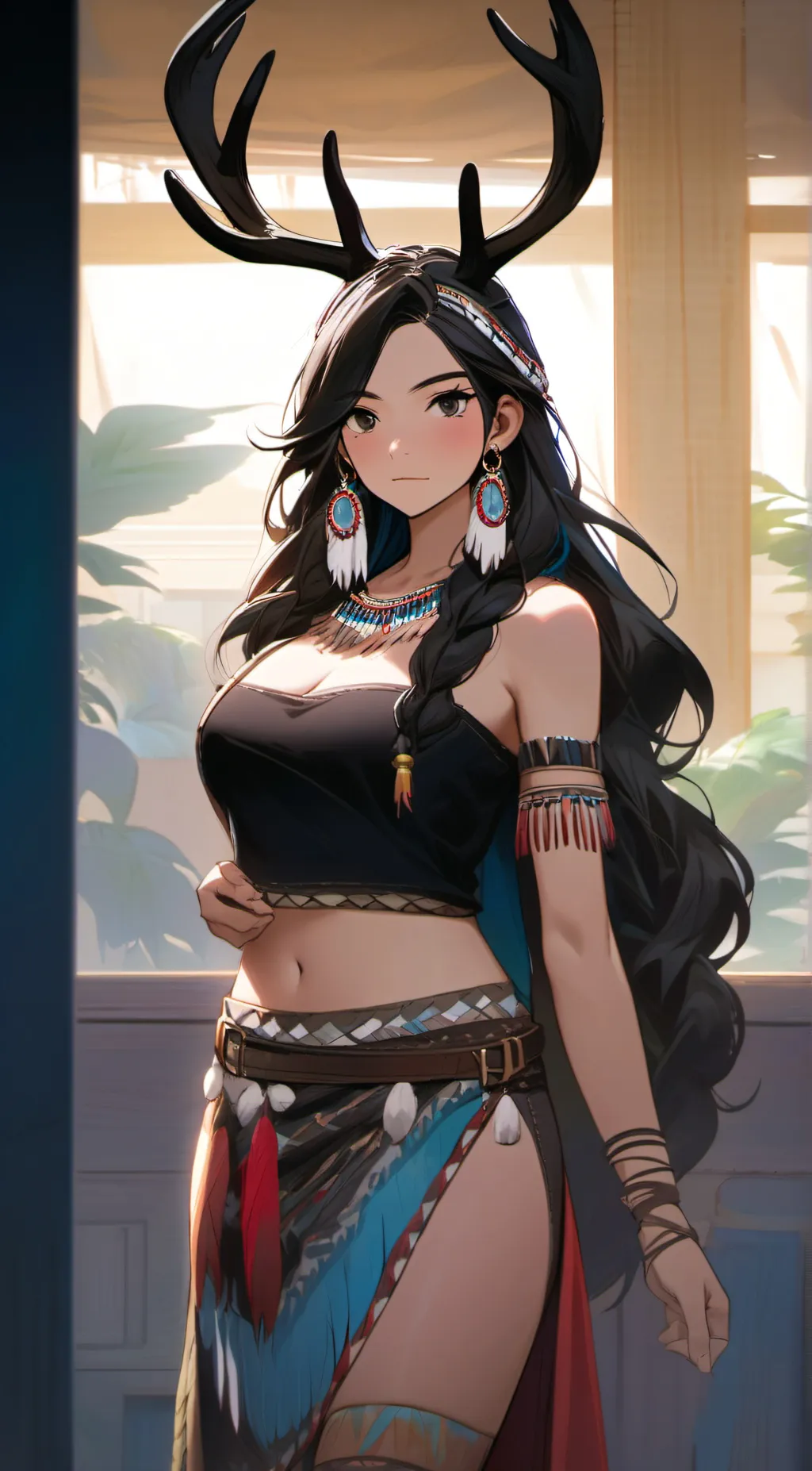 ai character: Raven background