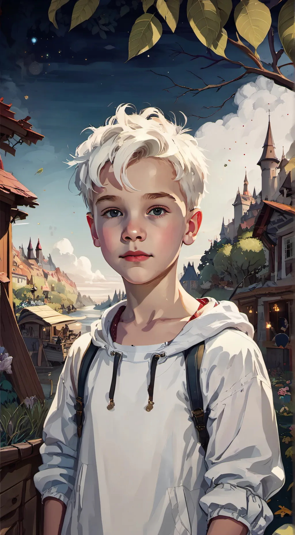 ai character: angel background