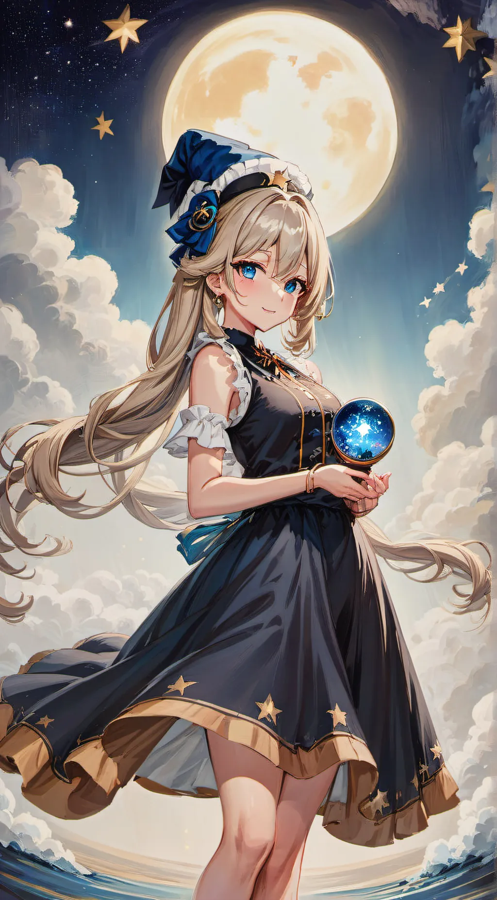 ai character: Moonlight Cookie background