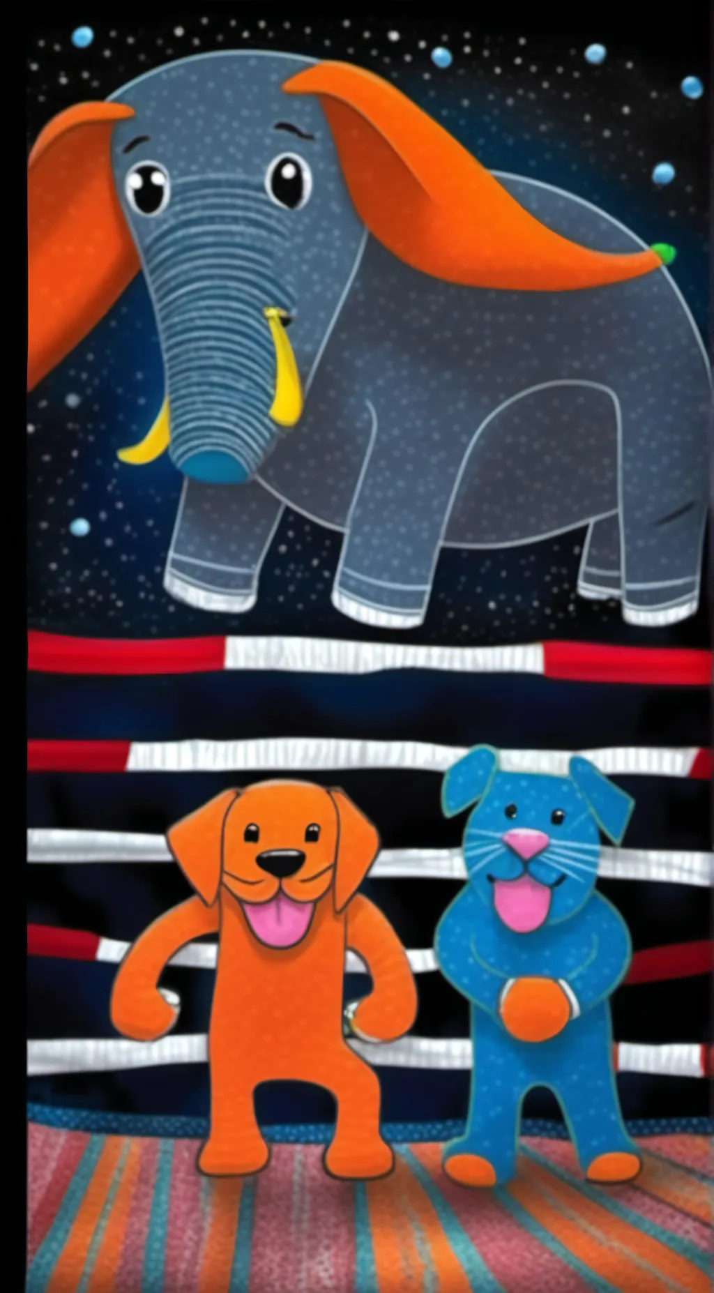 ai character: dogday vs bubba background