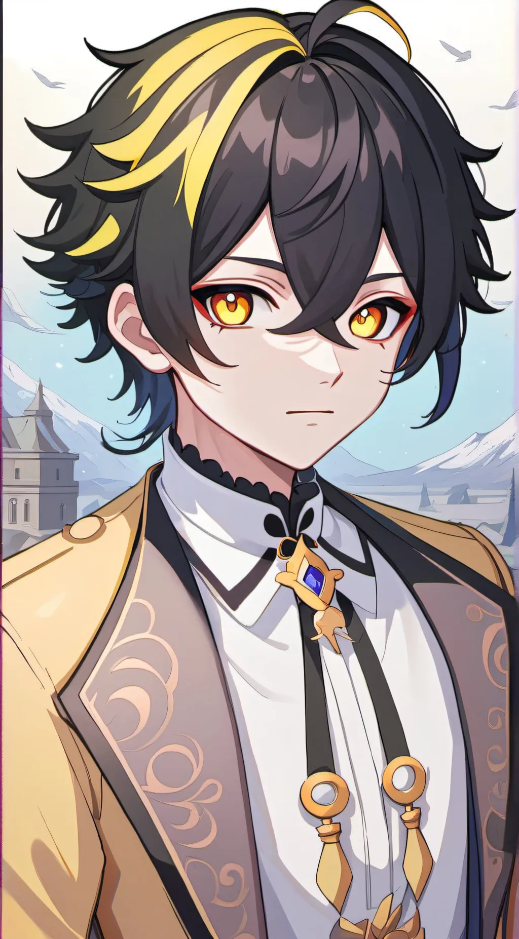 ai character: katsutora  background